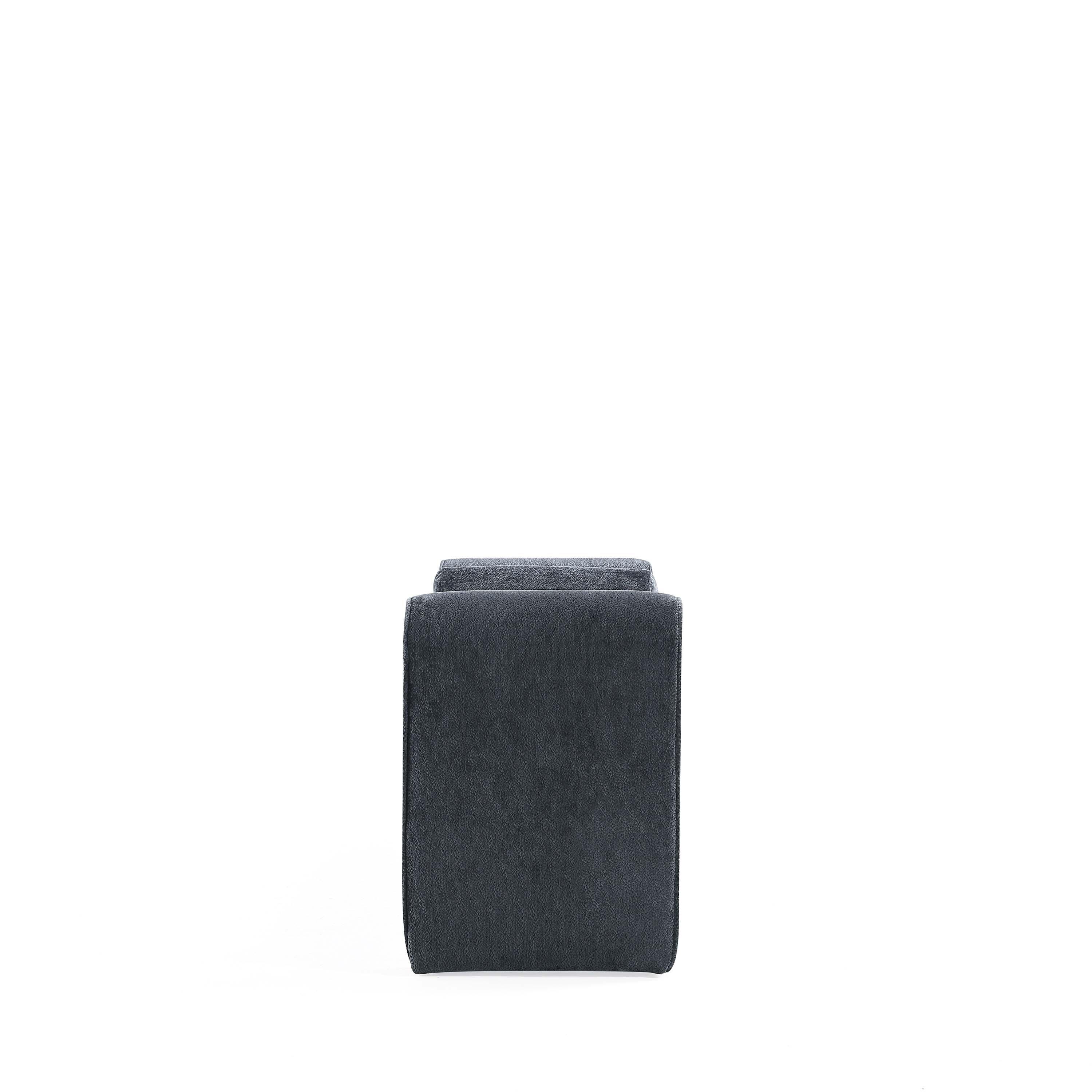 Manhattan Comfort Concord Bench, Black, large