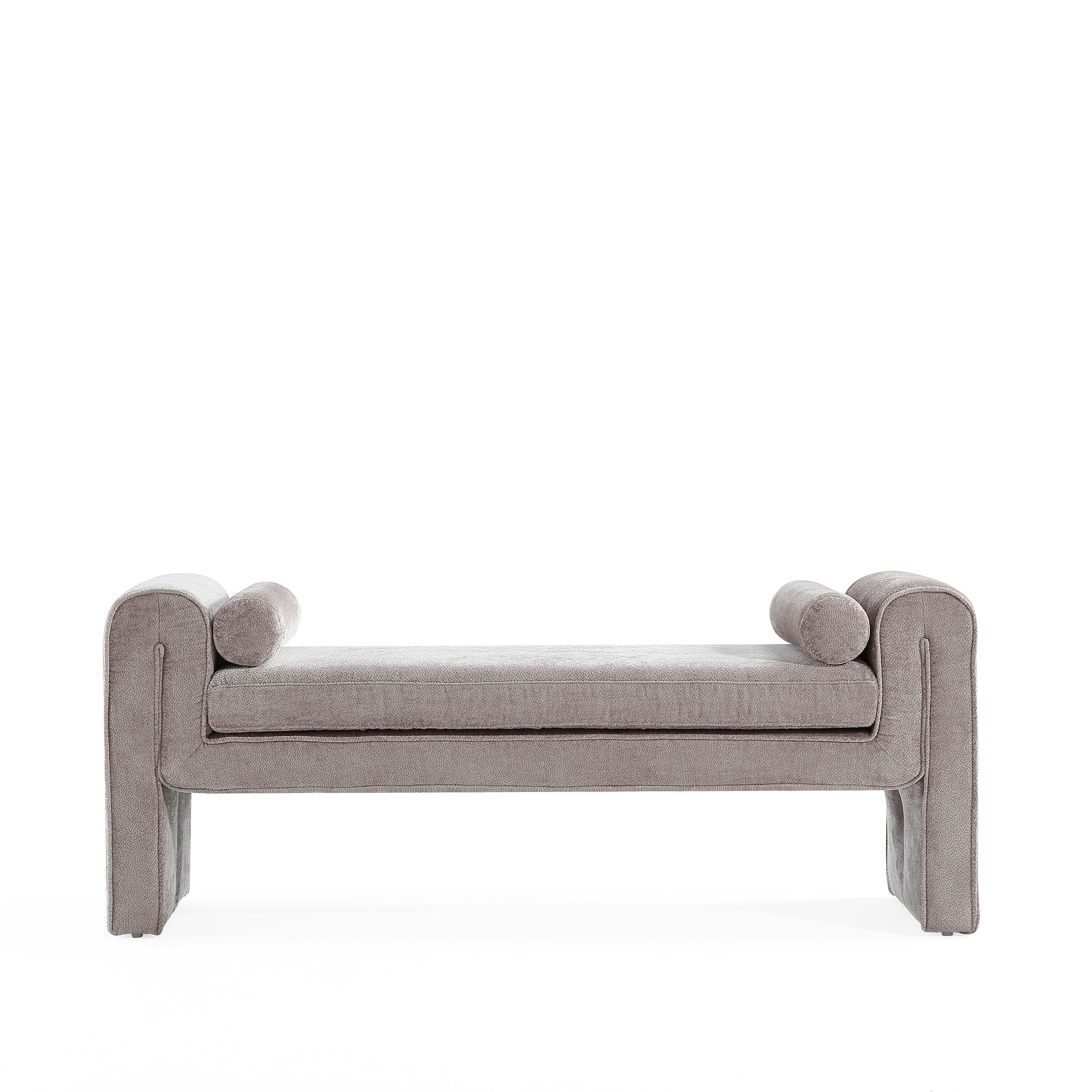 Manhattan Comfort Concord Bench, Dove, large