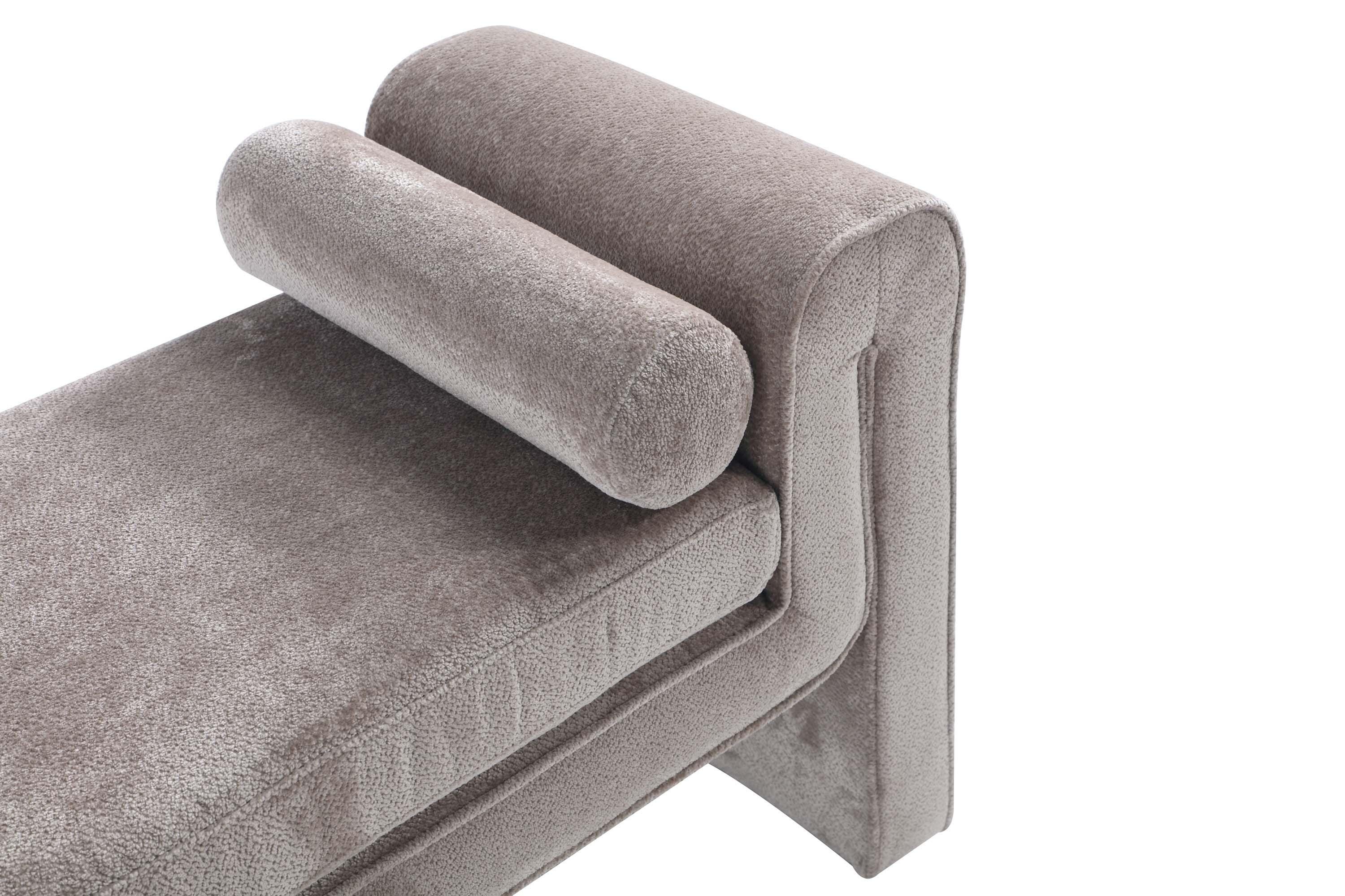 Manhattan Comfort Concord Bench, Dove, large