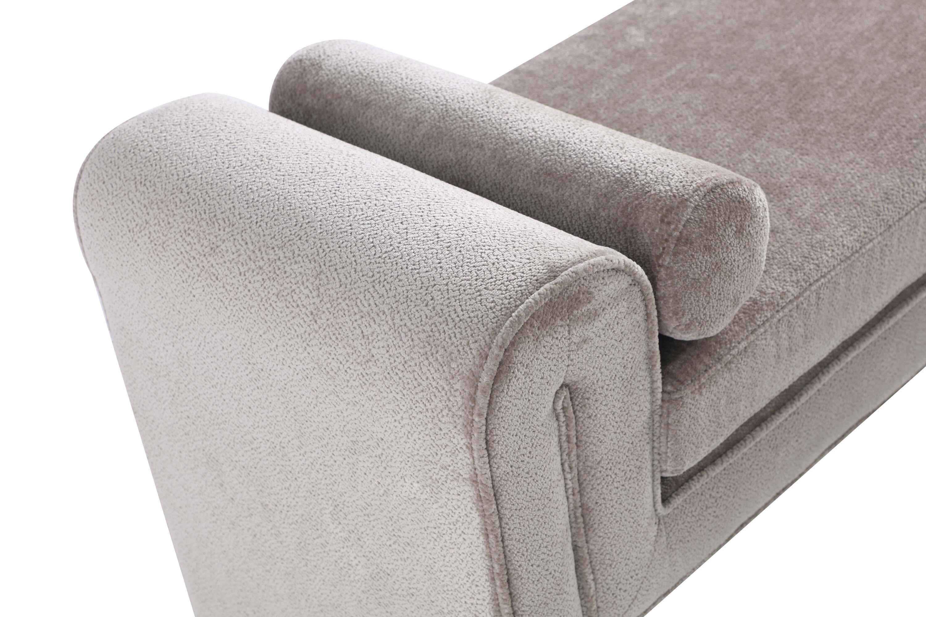 Manhattan Comfort Concord Bench, Dove, large