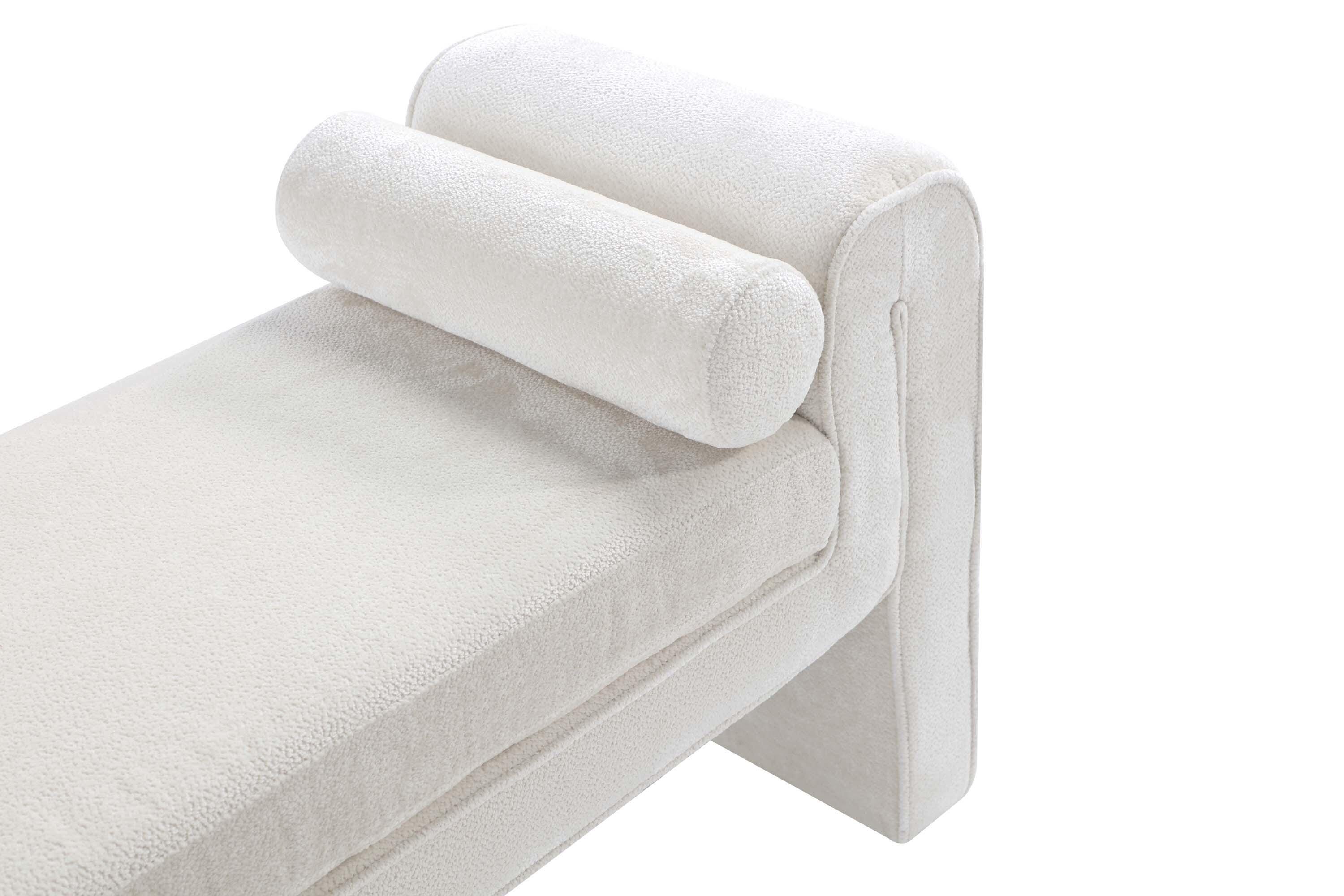 Manhattan Comfort Concord Bench, Ivory, large