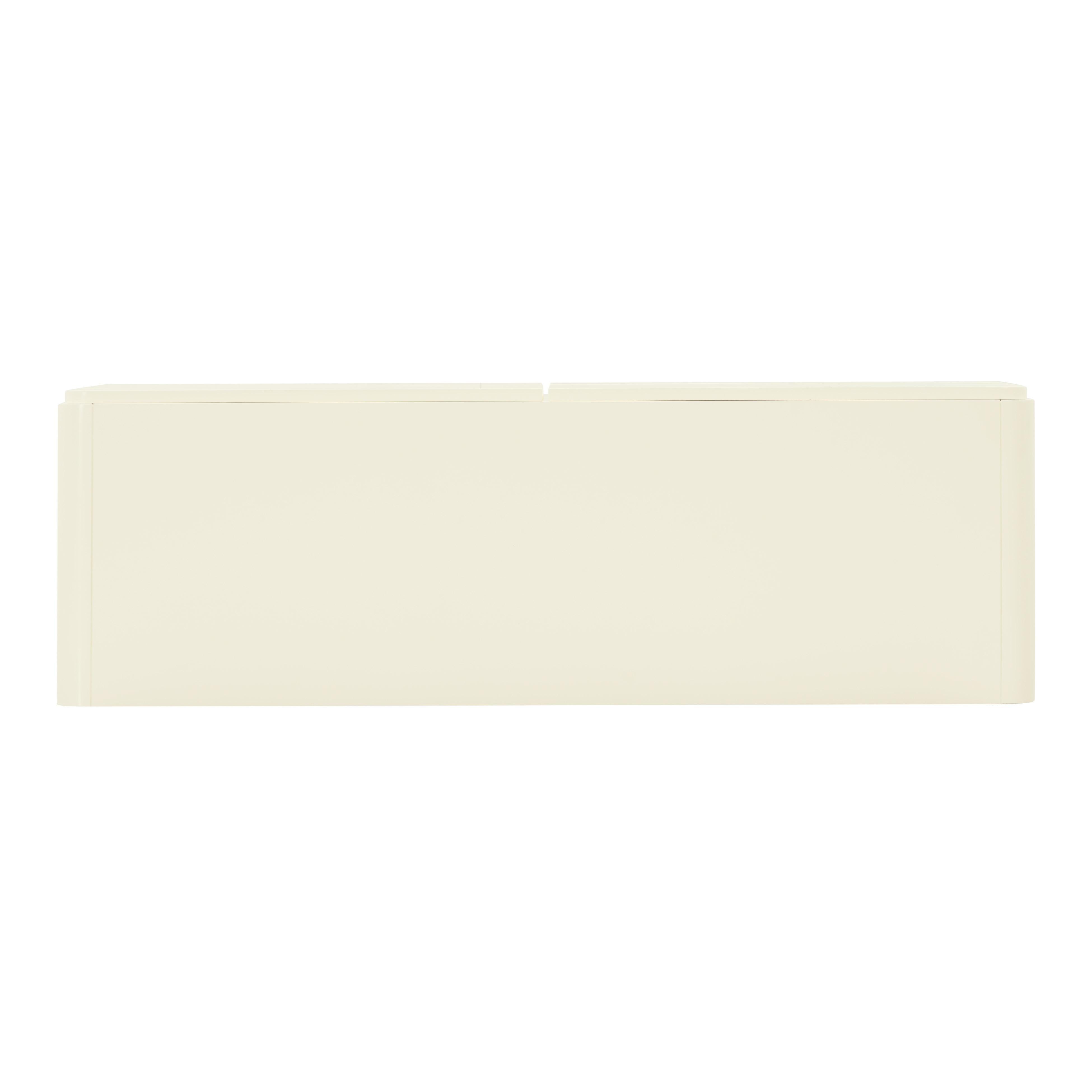 TOV Funriture Sagura 56" 6 Drawer Dresser, Cream, large