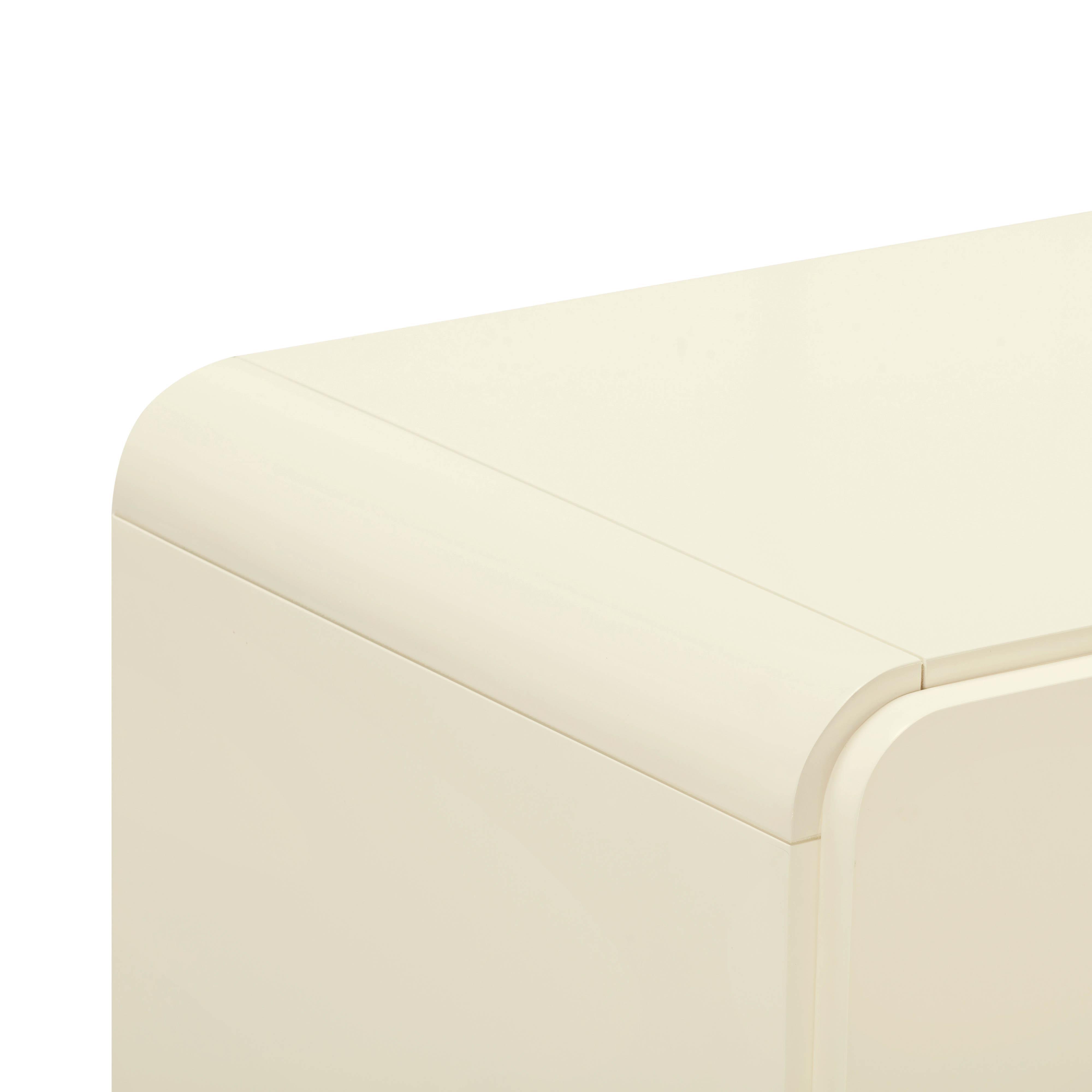 TOV Funriture Sagura 56" 6 Drawer Dresser, Cream, large