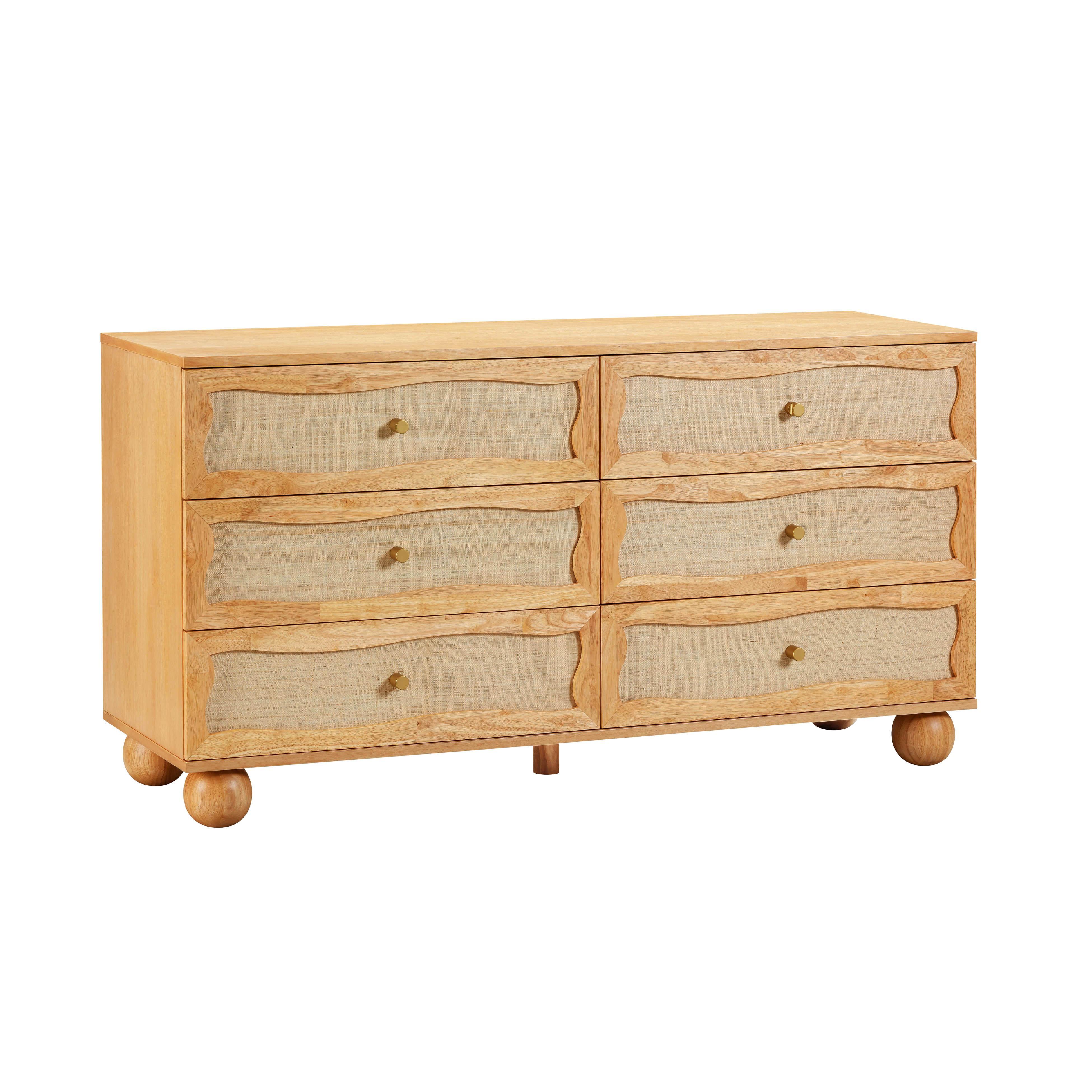 TOV Furniture Grappa 62" 6 Drawer Dresser, , large