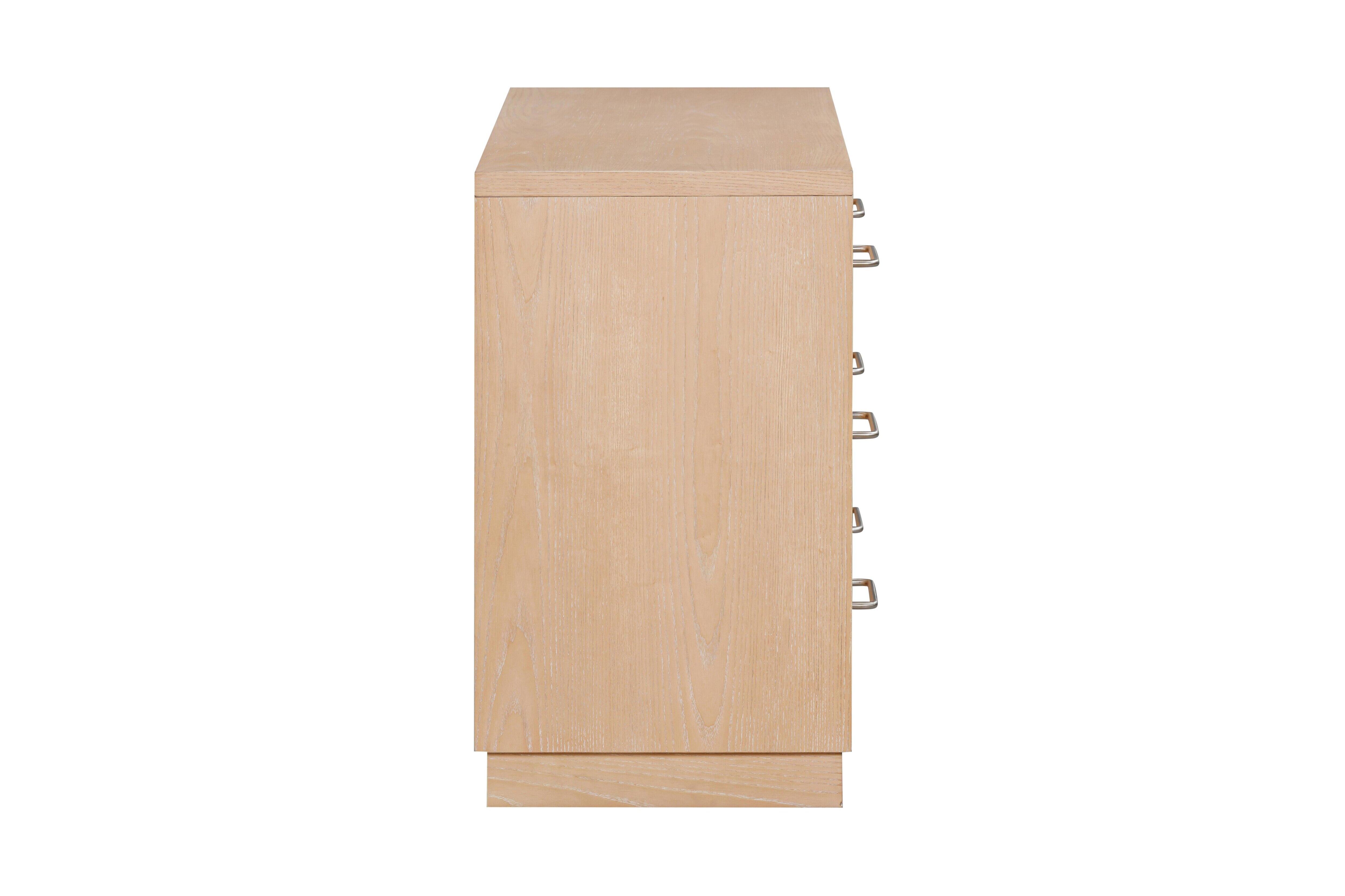 TOV Furniture Marlow 60" 6 Drawer Dresser, Natural, large