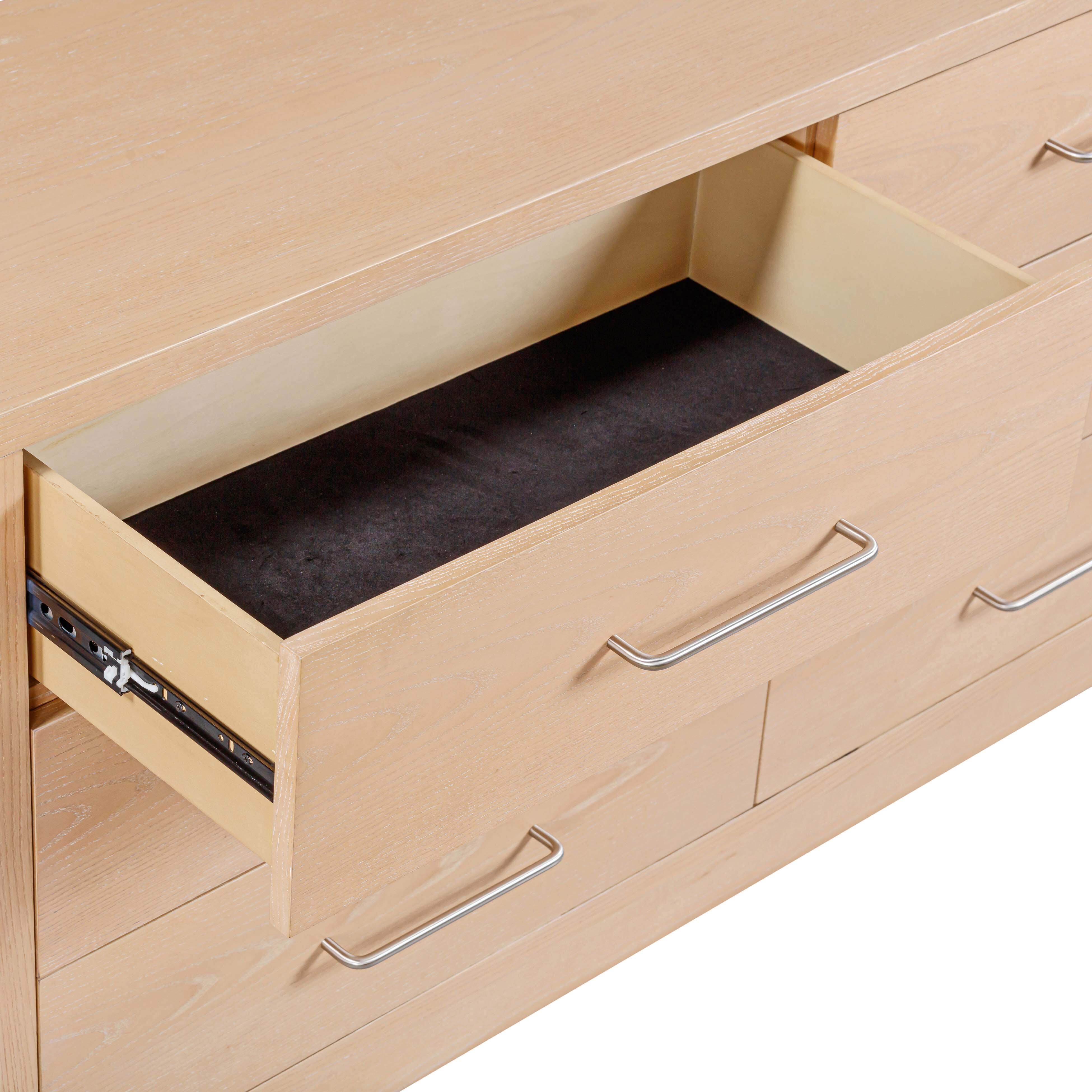 TOV Furniture Marlow 60" 6 Drawer Dresser, Natural, large