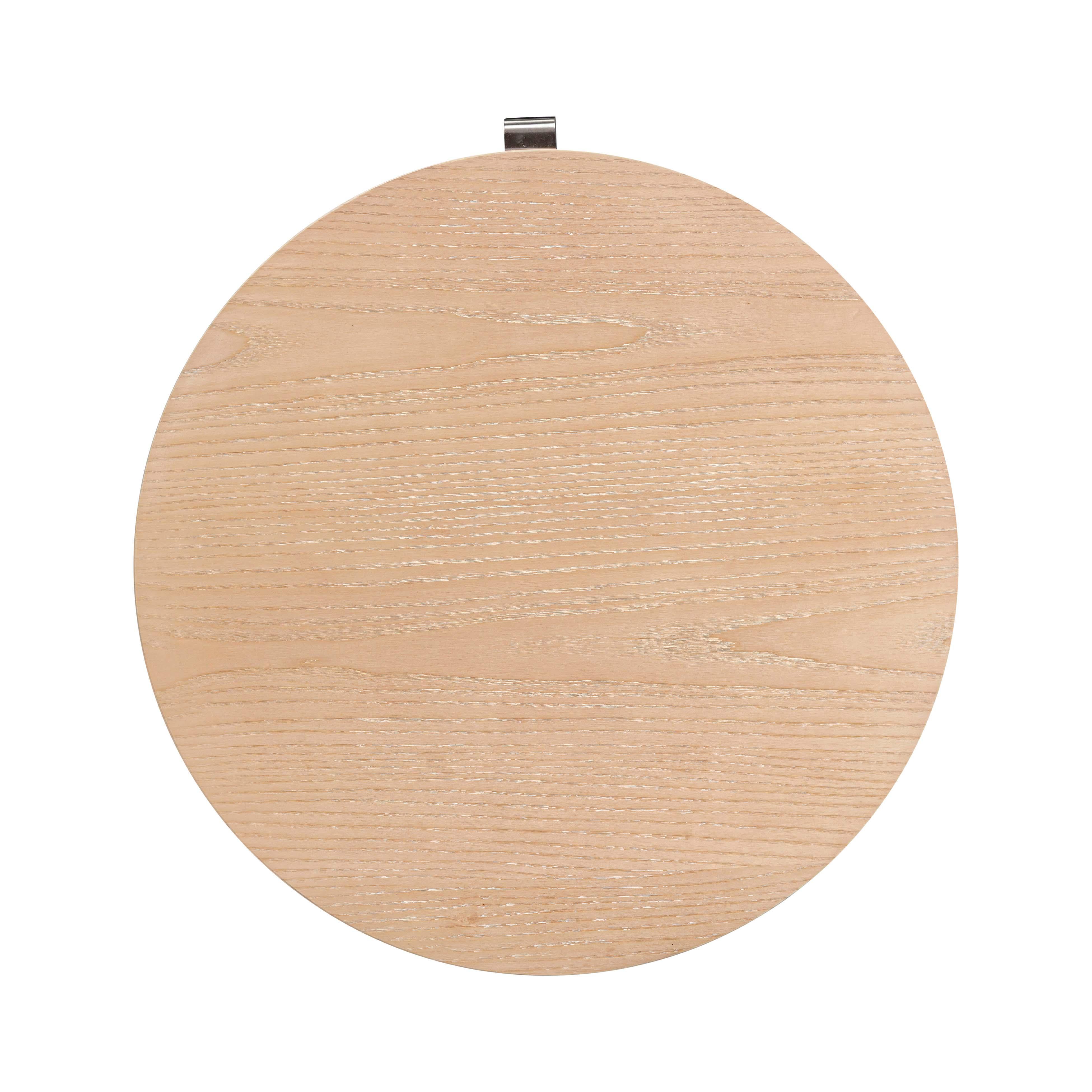 Tov Furniture Marlow 18" Round Nightstand, Natural, large