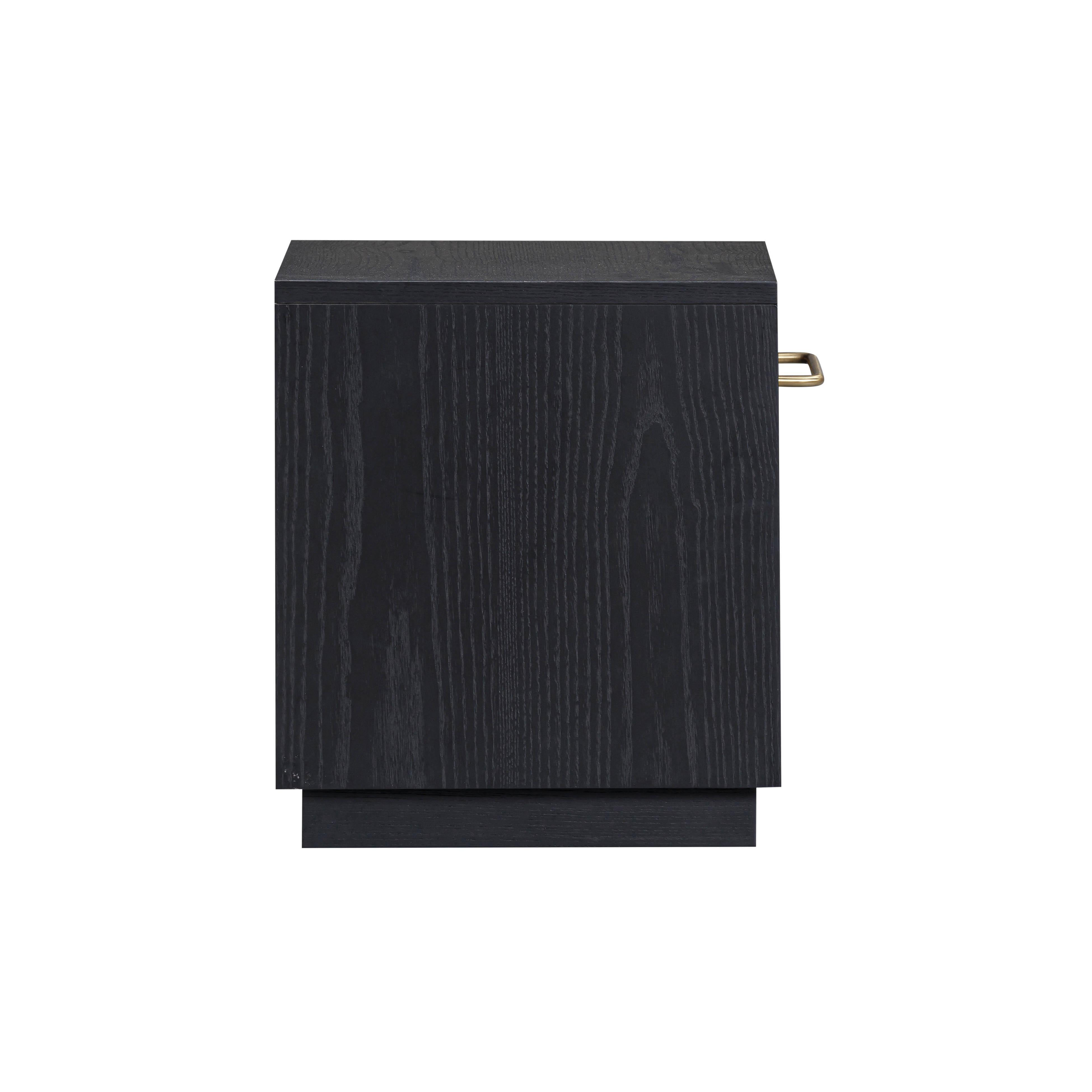 Tov Furniture Marlow 18" Nightstand, Black, large