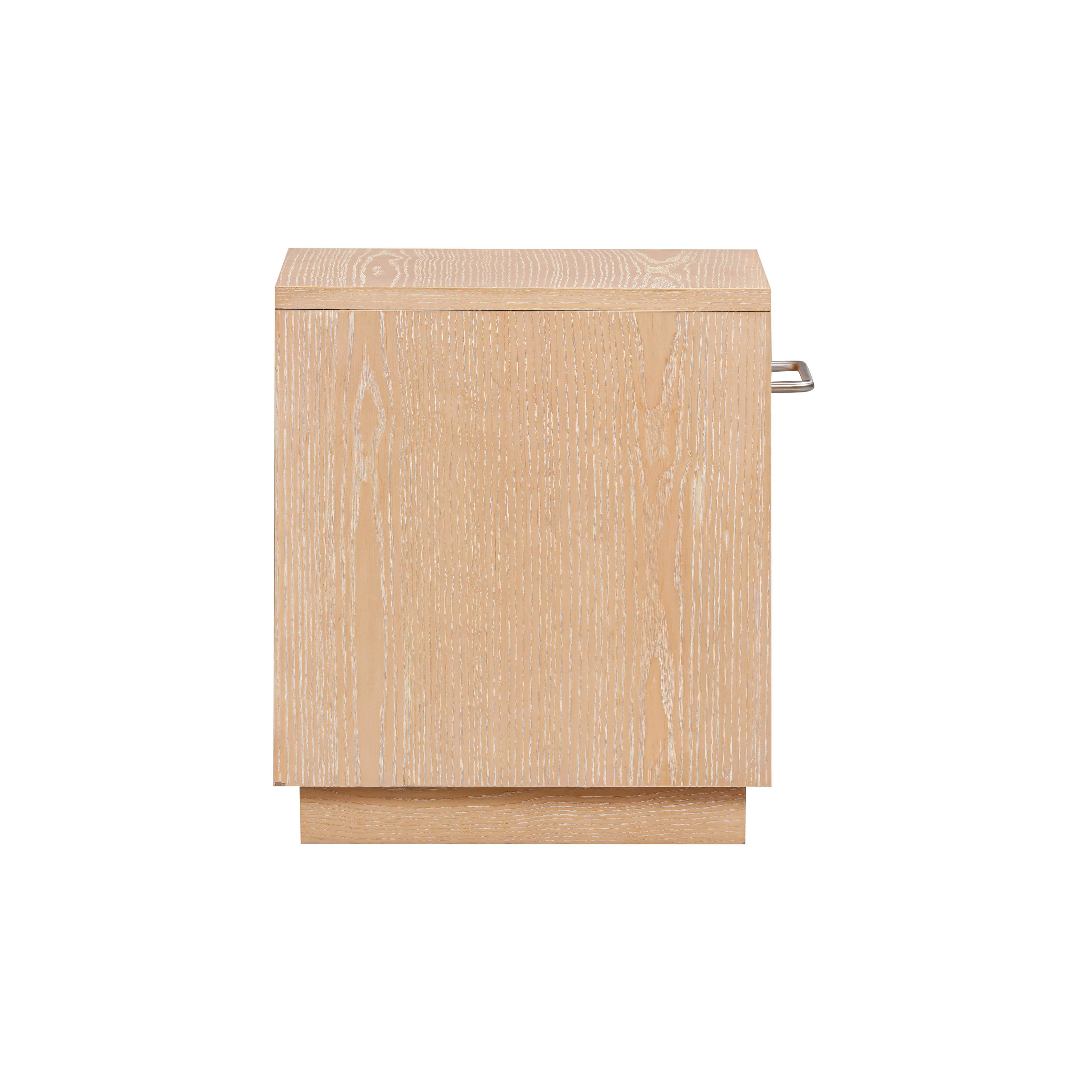 Tov Furniture Marlow 18" Nightstand, Natural, large