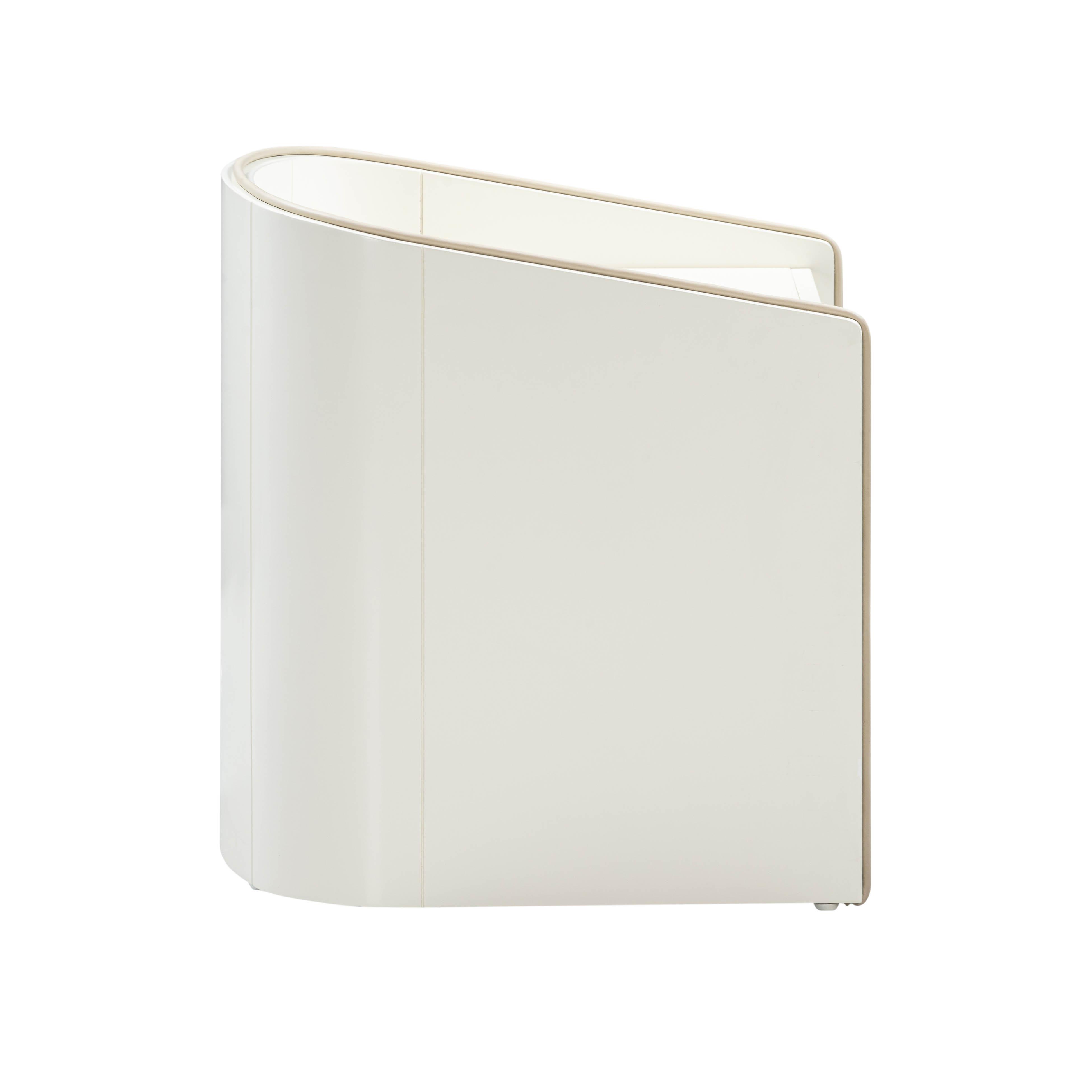 Tov Funriture Collins 22" Nightstand, Cream, large