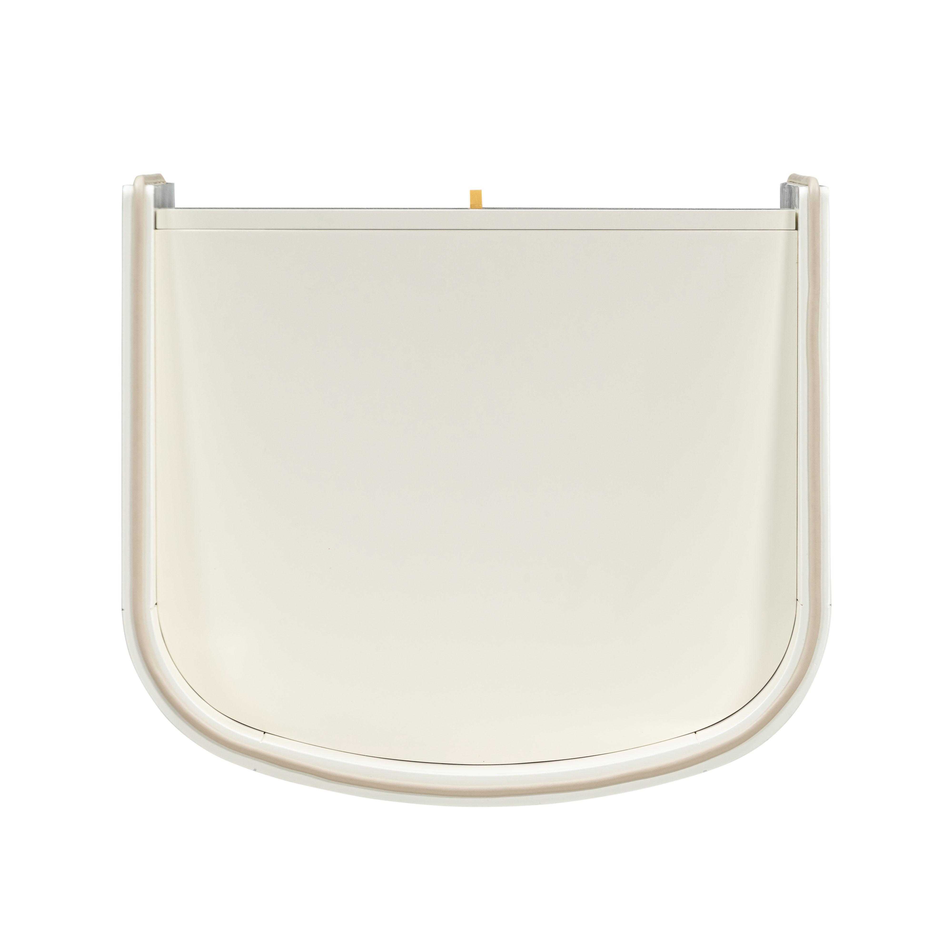 Tov Funriture Collins 22" Nightstand, Cream, large