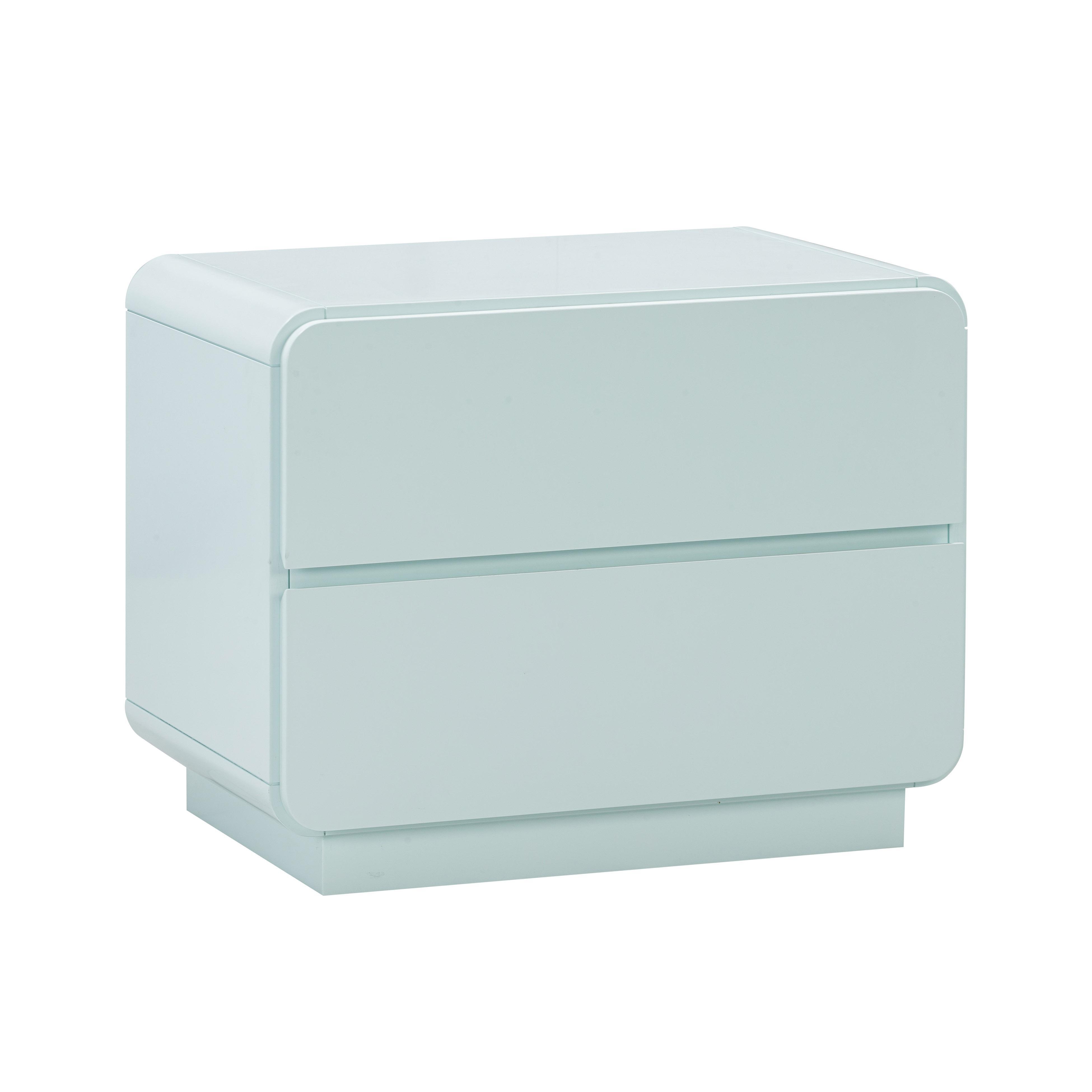 Tov Funriture Sagura 22" Nightstand, Blue, large
