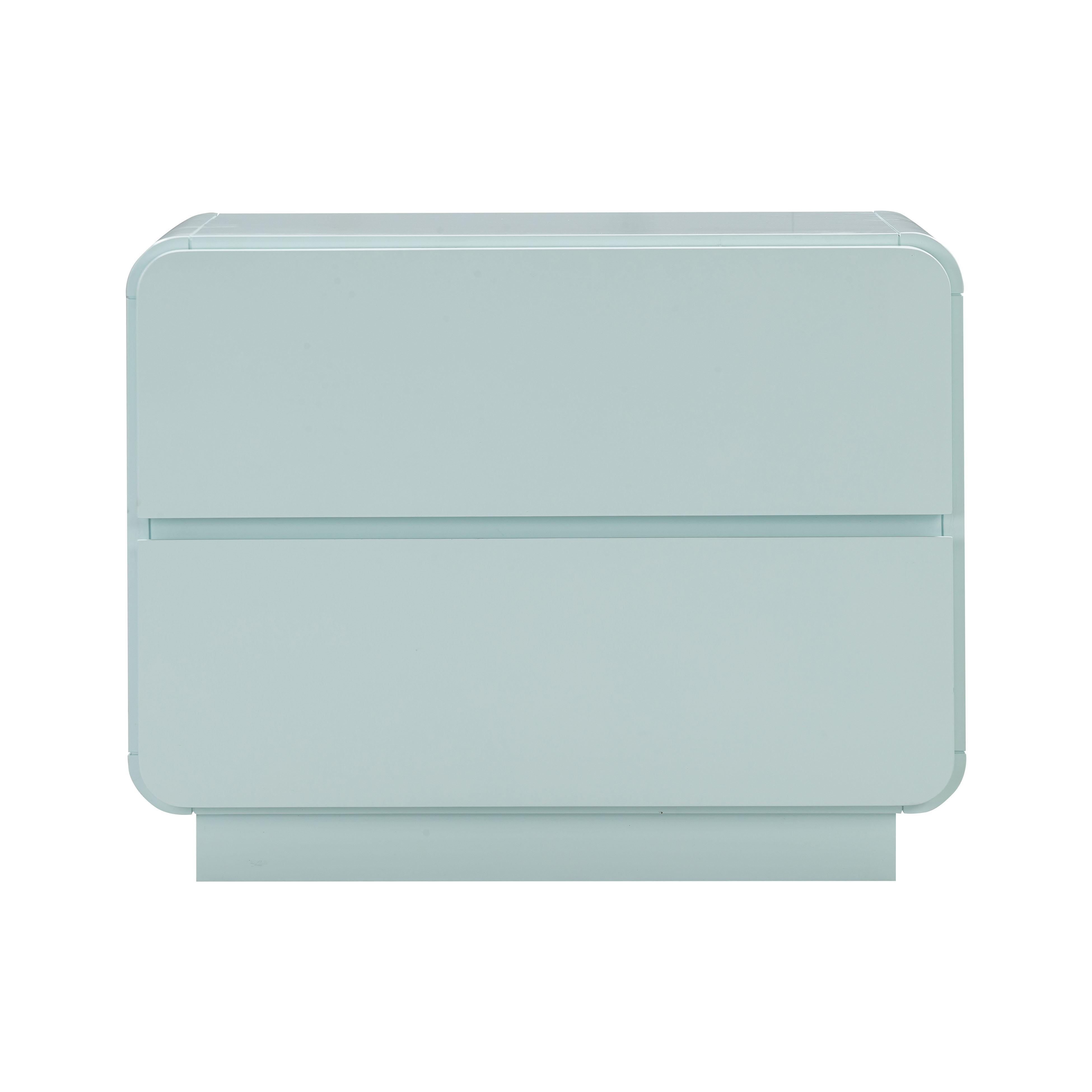 Tov Funriture Sagura 22" Nightstand, Blue, large