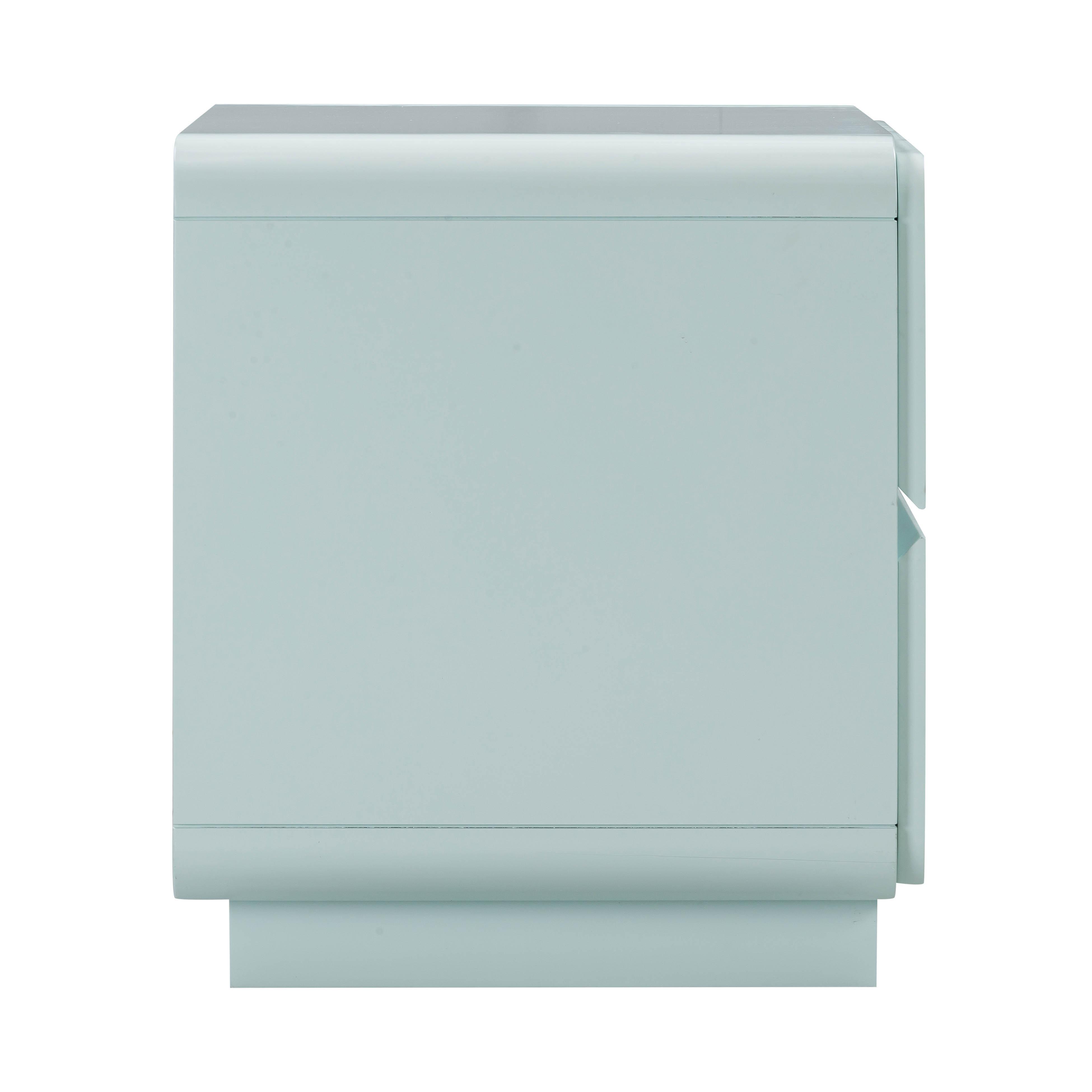 Tov Funriture Sagura 22" Nightstand, Blue, large
