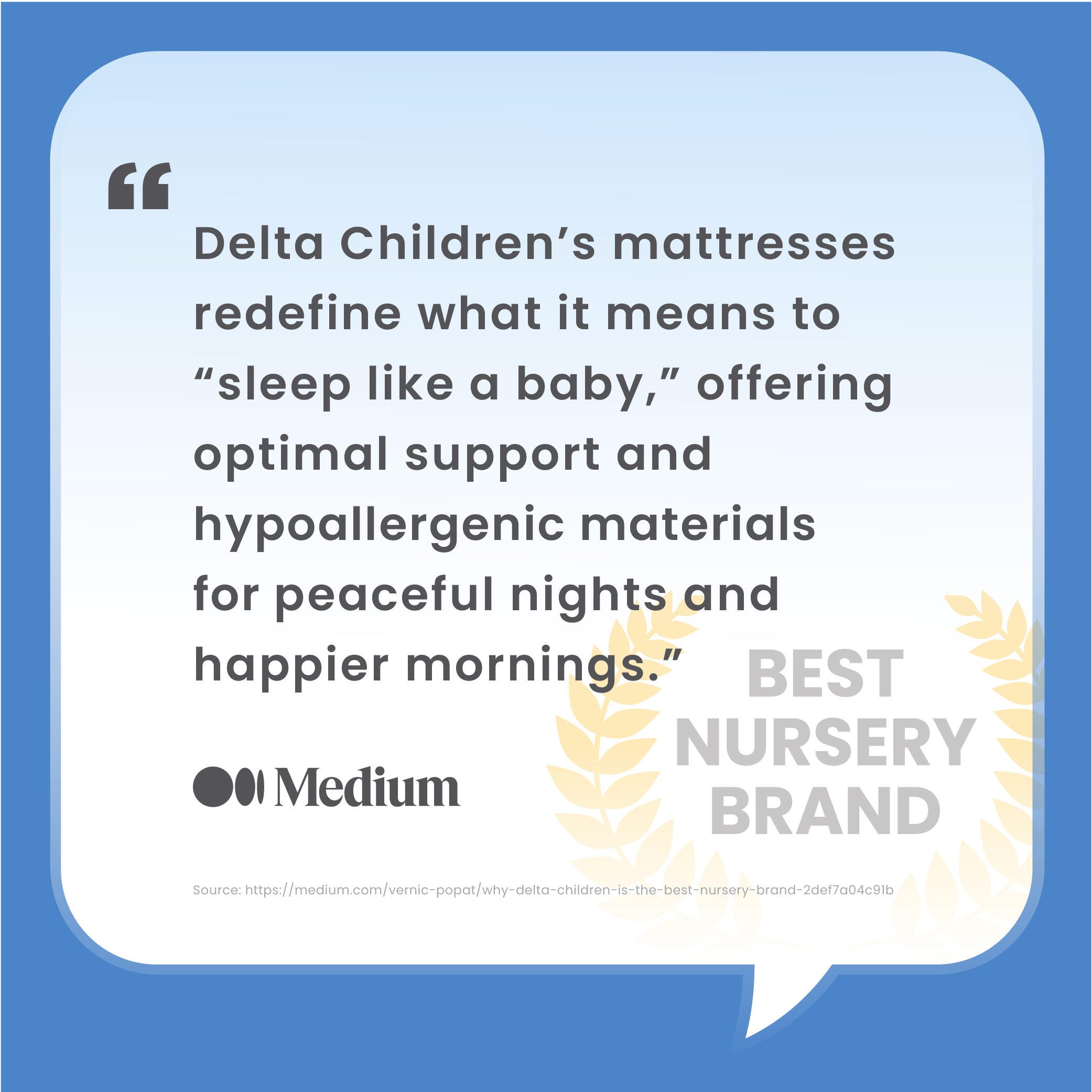 Delta Children Snooze Memory Foam Twin Mattress, , large