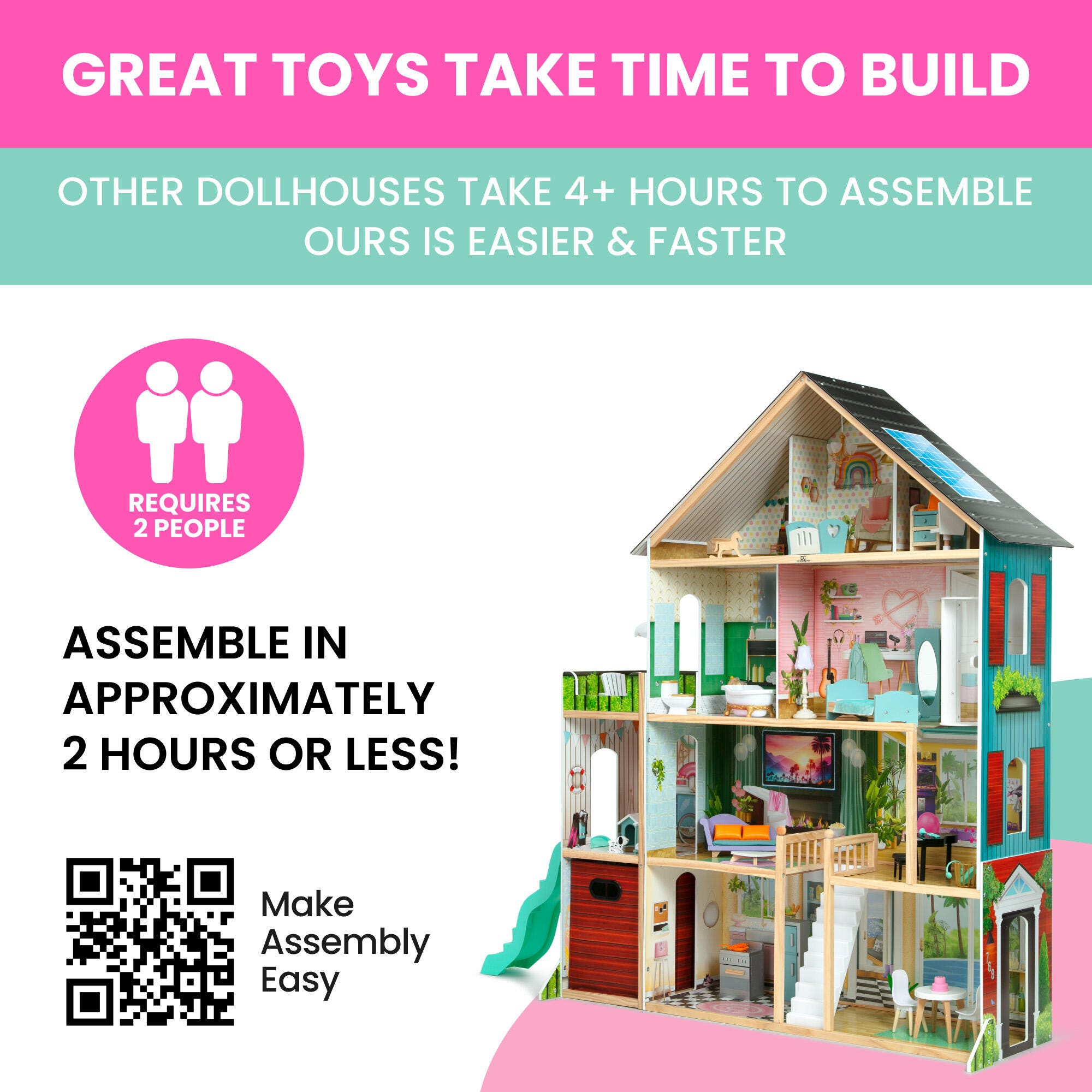 Delta Children Deluxe Maui Island Dollhouse, , large