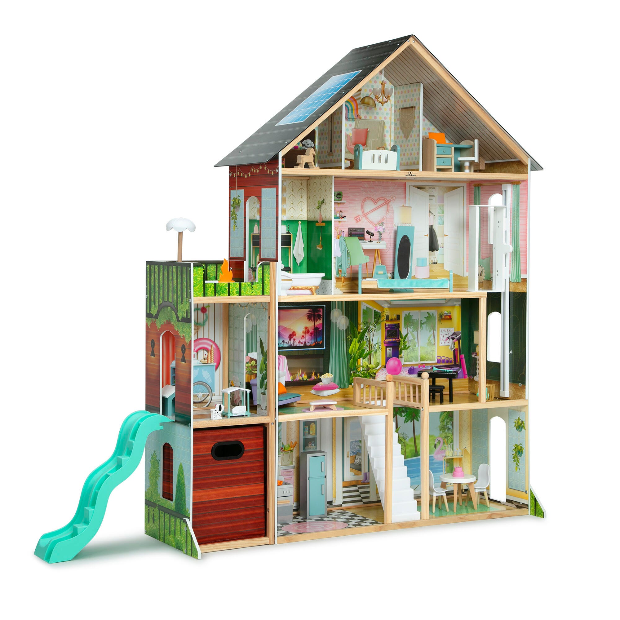 Delta Children Deluxe Maui Island Dollhouse, , large