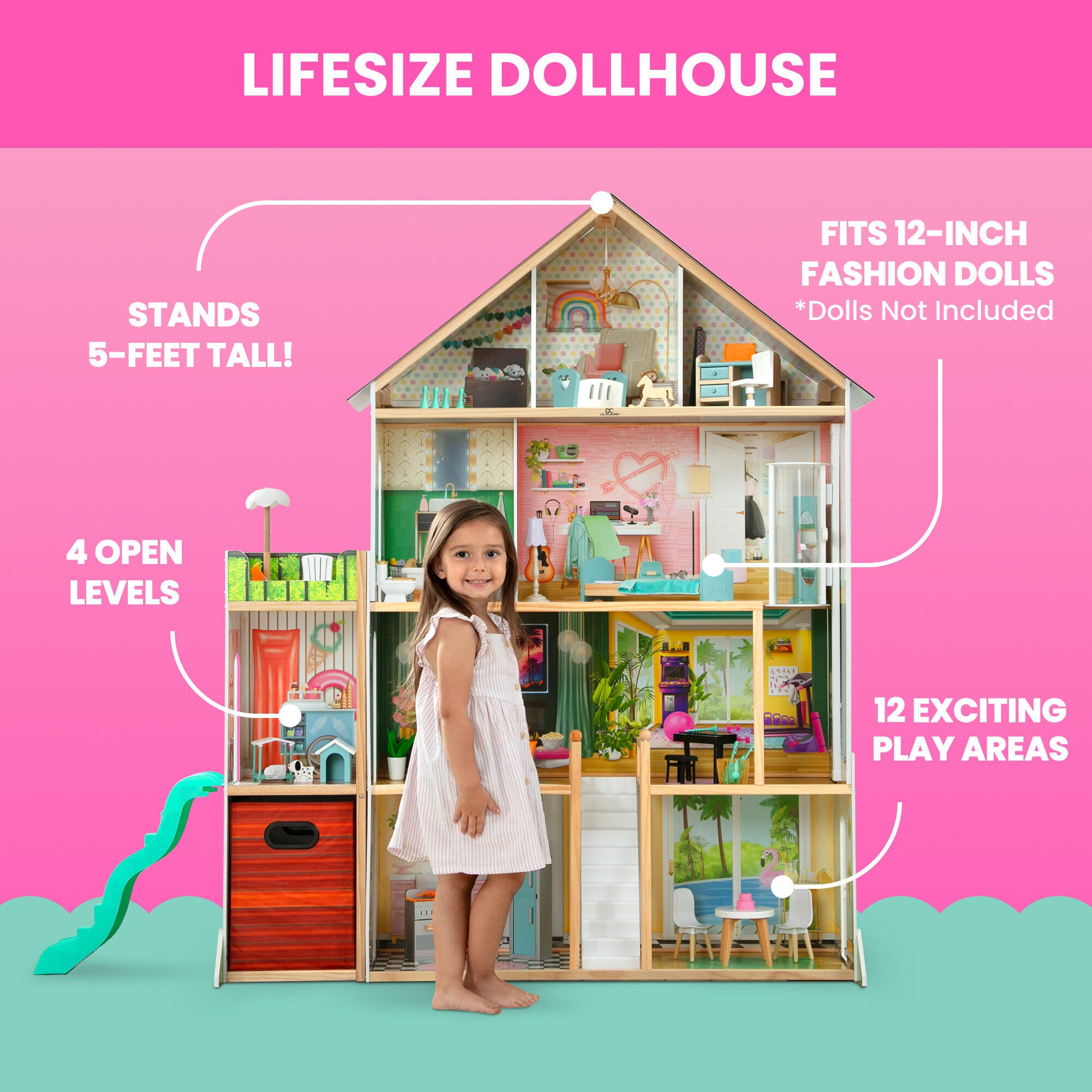 Delta Children Deluxe Maui Island Dollhouse | Ashley