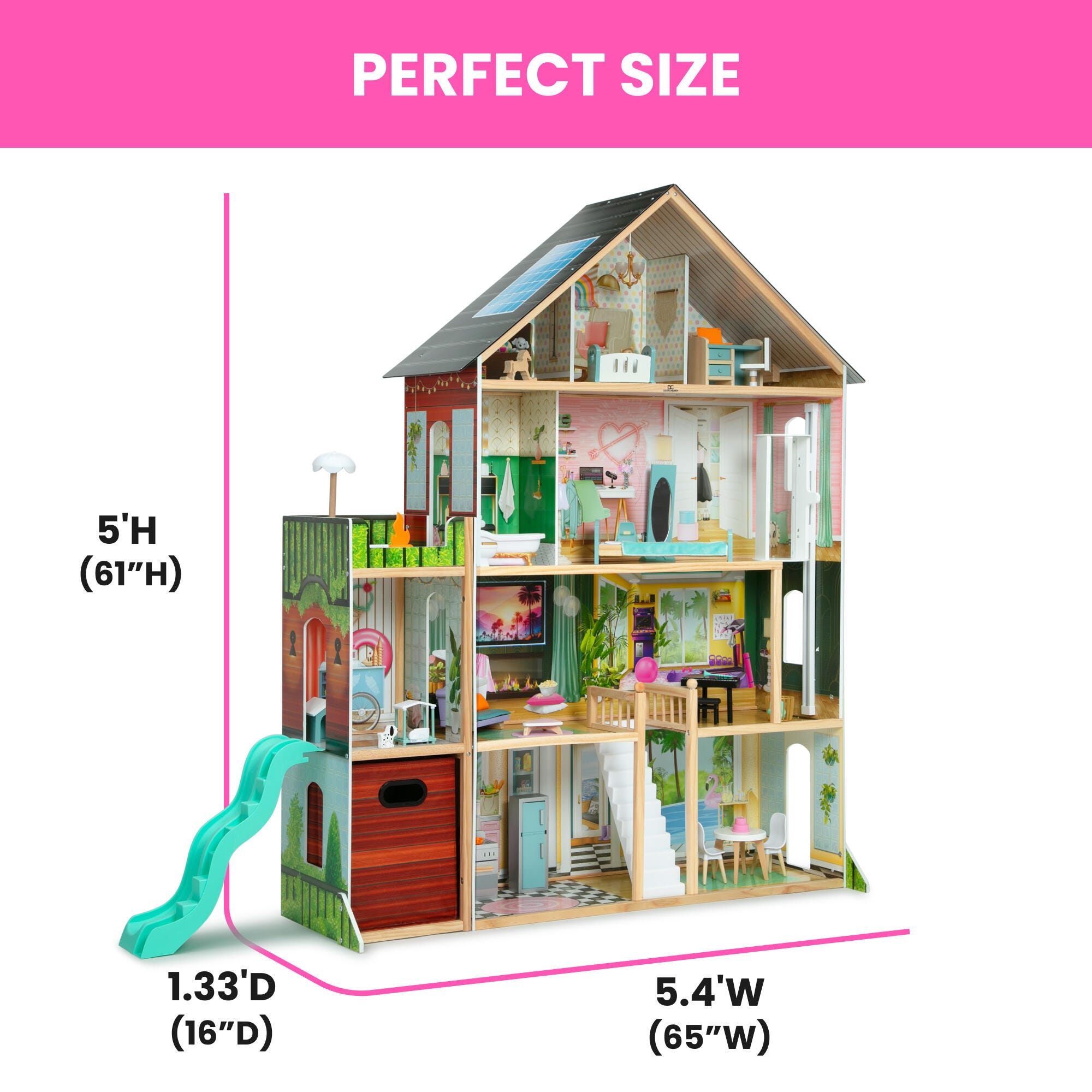 Delta Children Deluxe Maui Island Dollhouse, , large