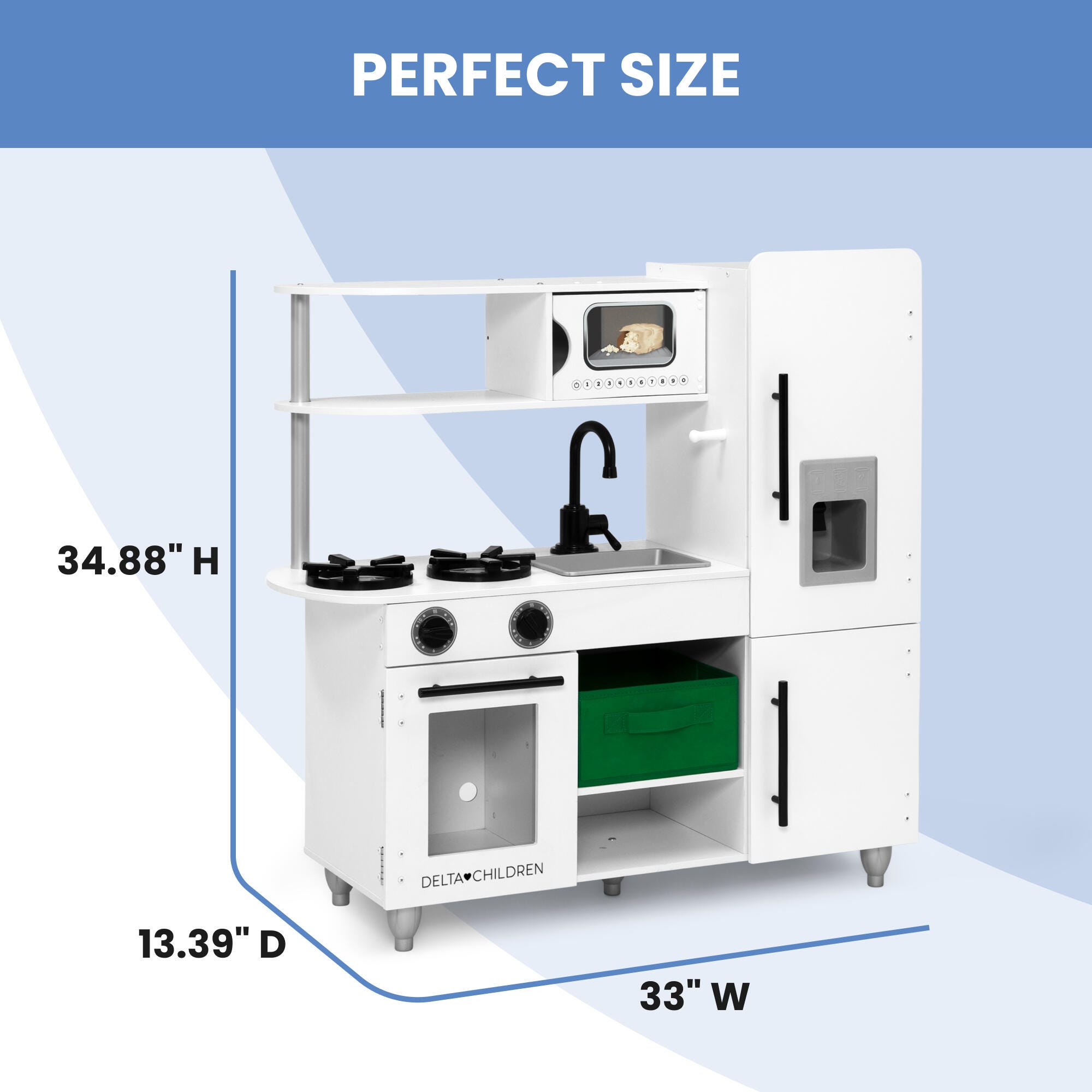 Delta Children Deluxe Modern Kitchen Playset, , large