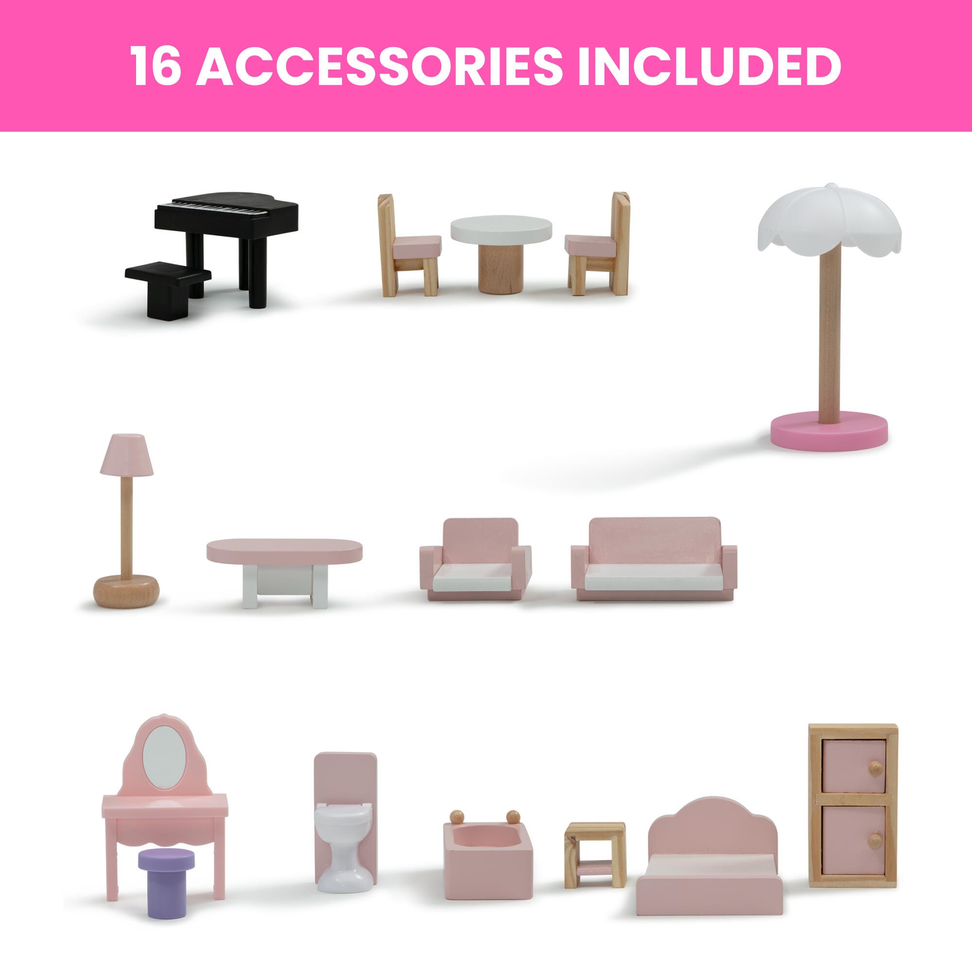 Delta Children Little Gem Montessori Dollhouse, , large