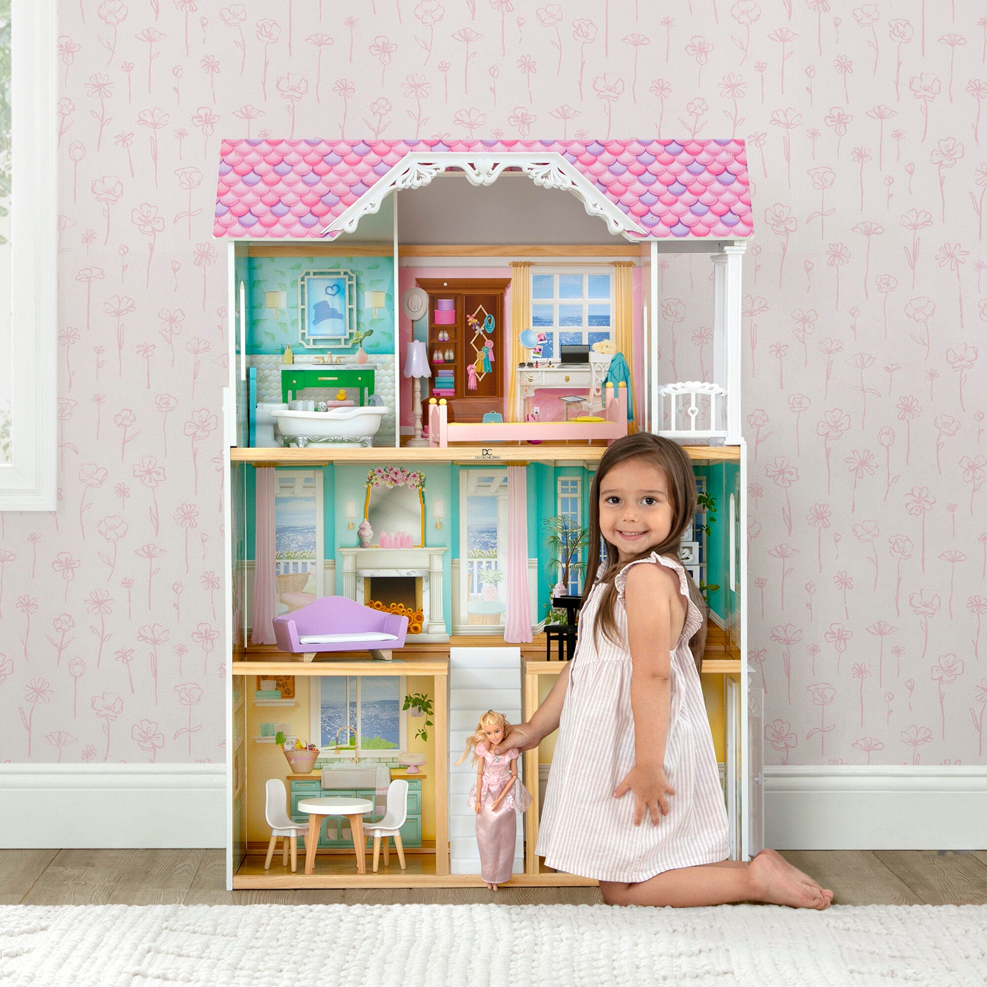 dollhouseページ Delta Children MySize Montessori Dollhouse | Ashley