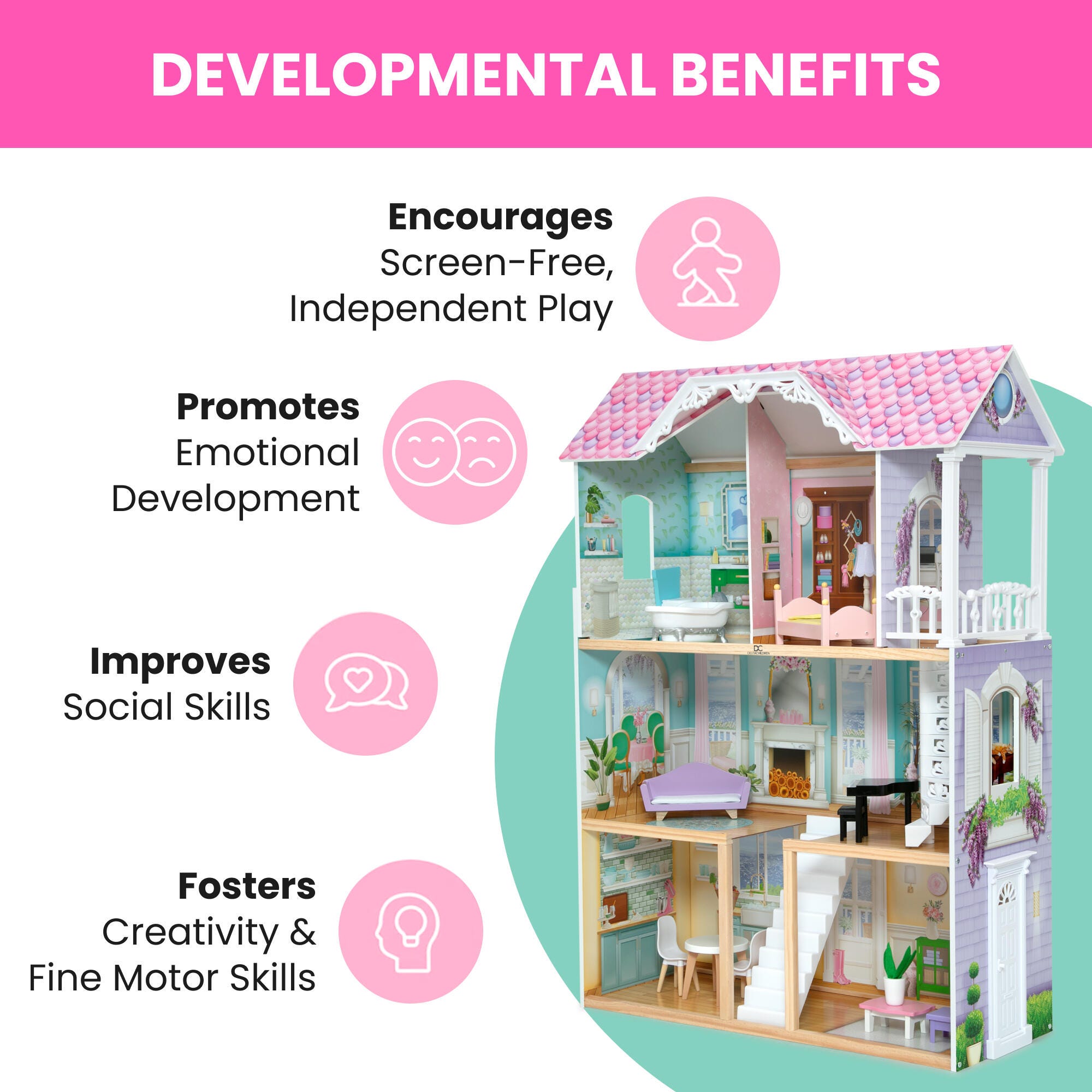 Delta Children MySize Montessori Dollhouse | Ashley