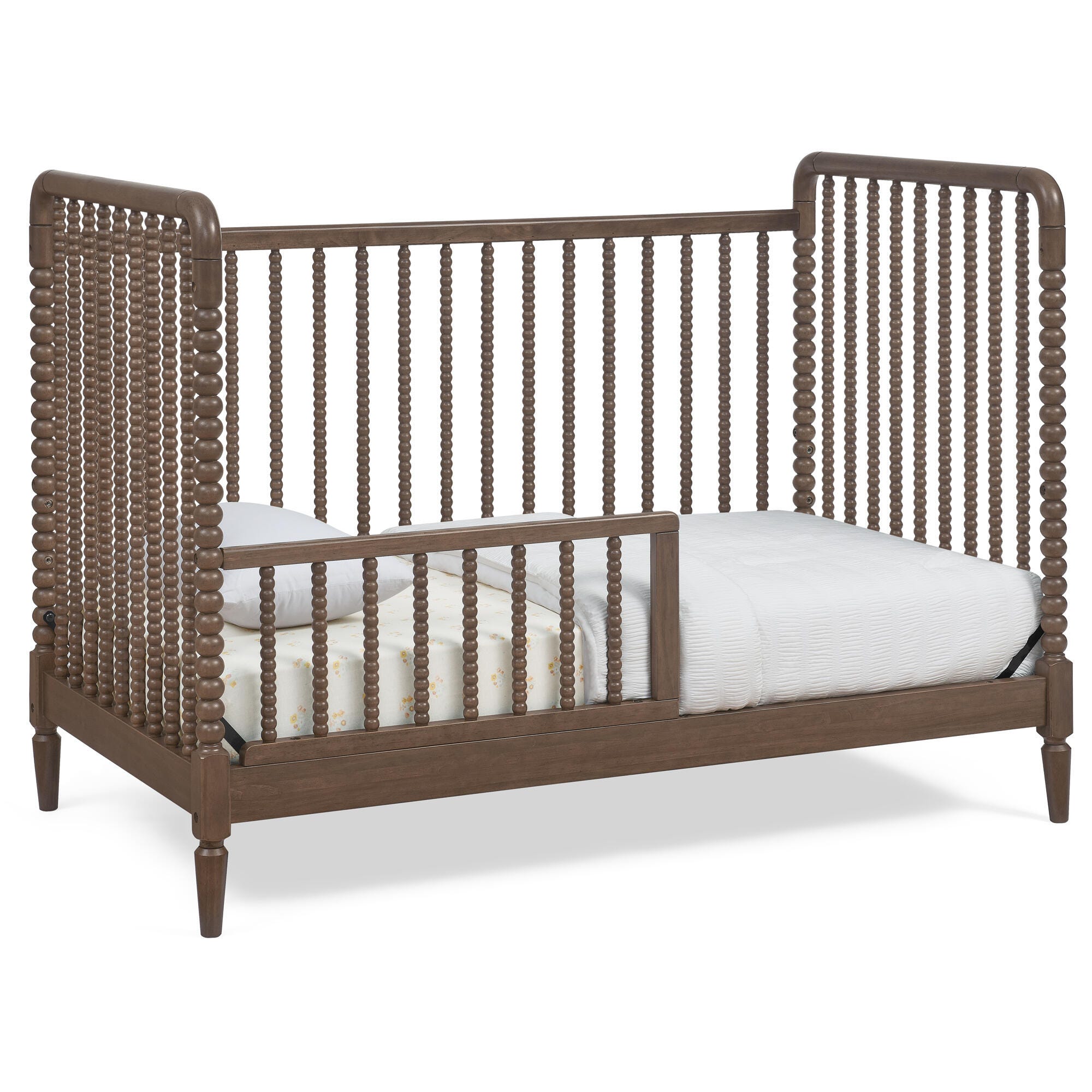 Delta Children Saint 4-in-1 Convertible Crib, Teak Brown, large