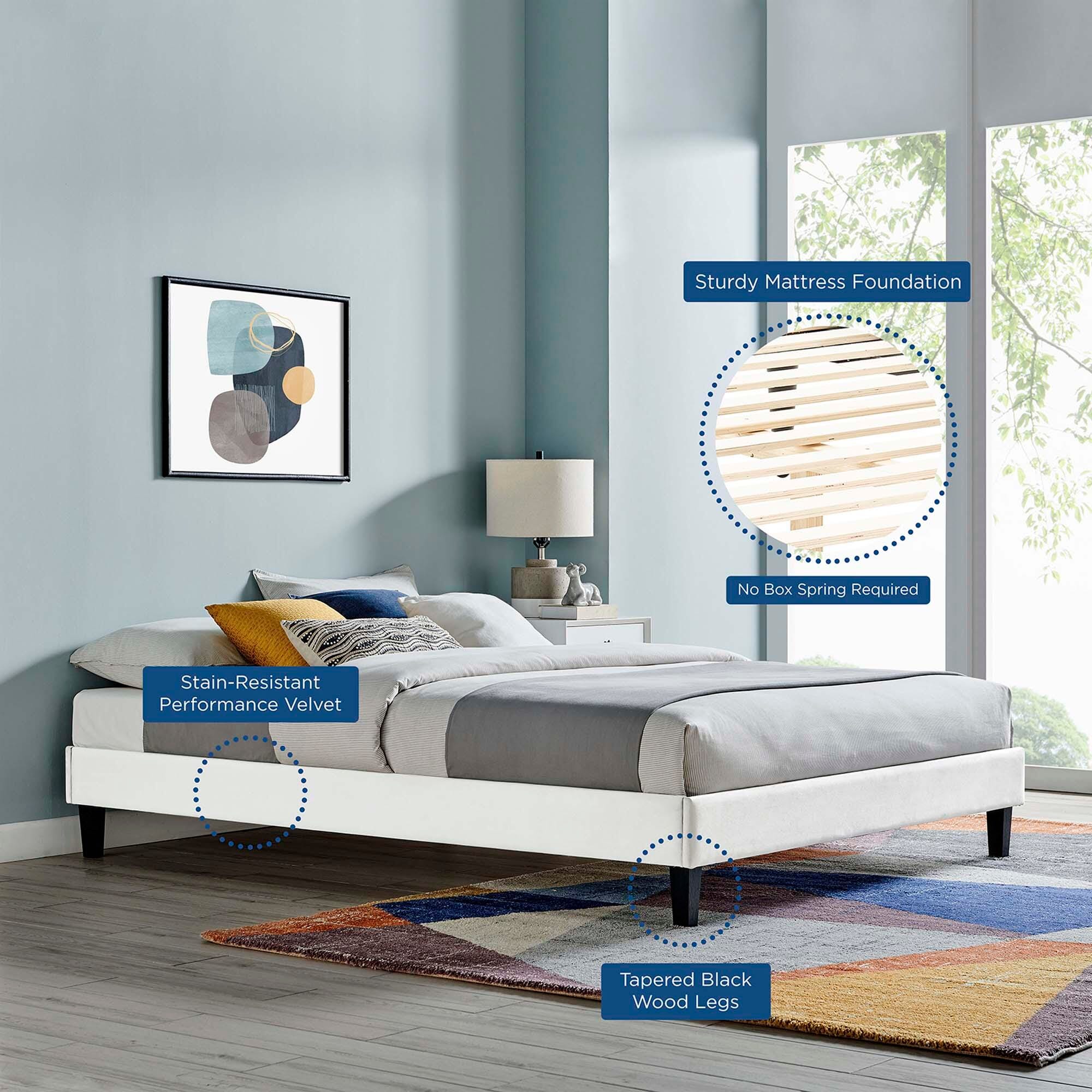 Modway Reign Full Platform Bed Frame | Ashley