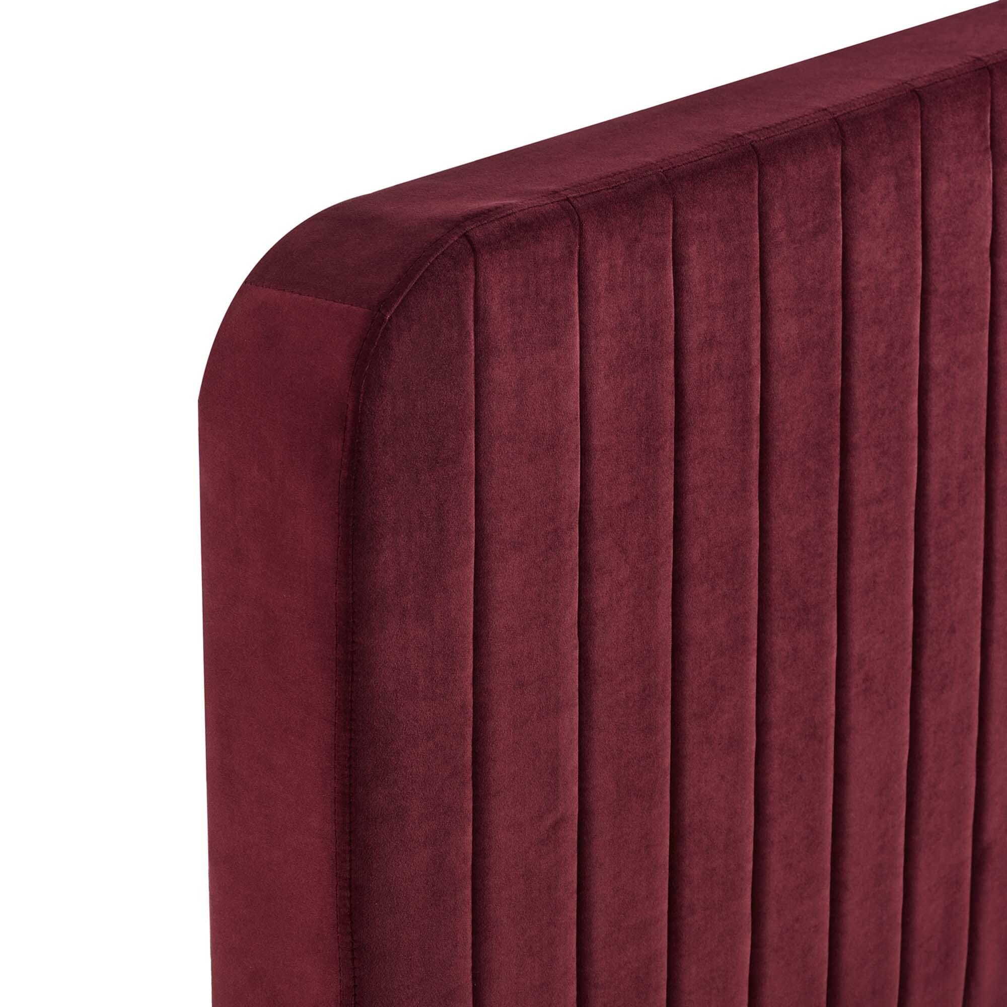 Modway Celine Twin Platform Bed, Maroon, large