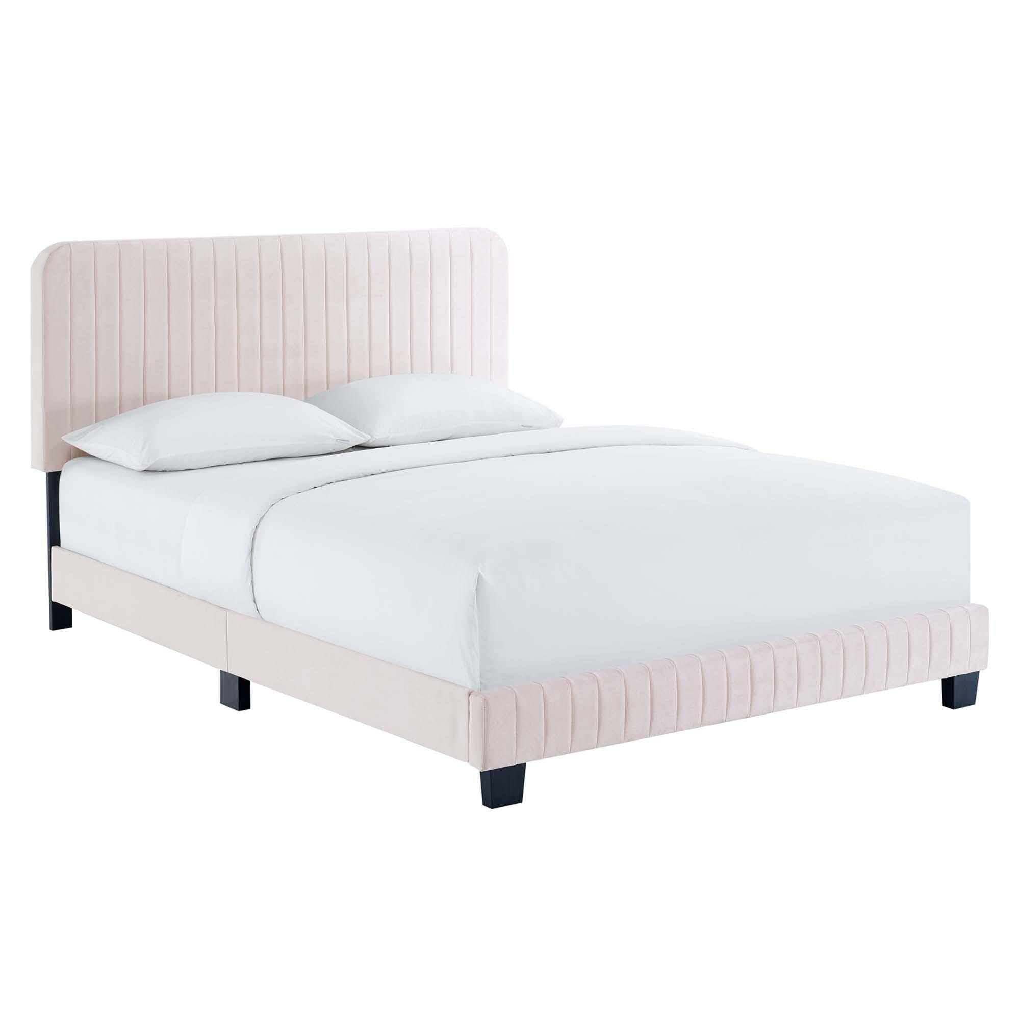 Modway Celine Twin Platform Bed, Pink, large