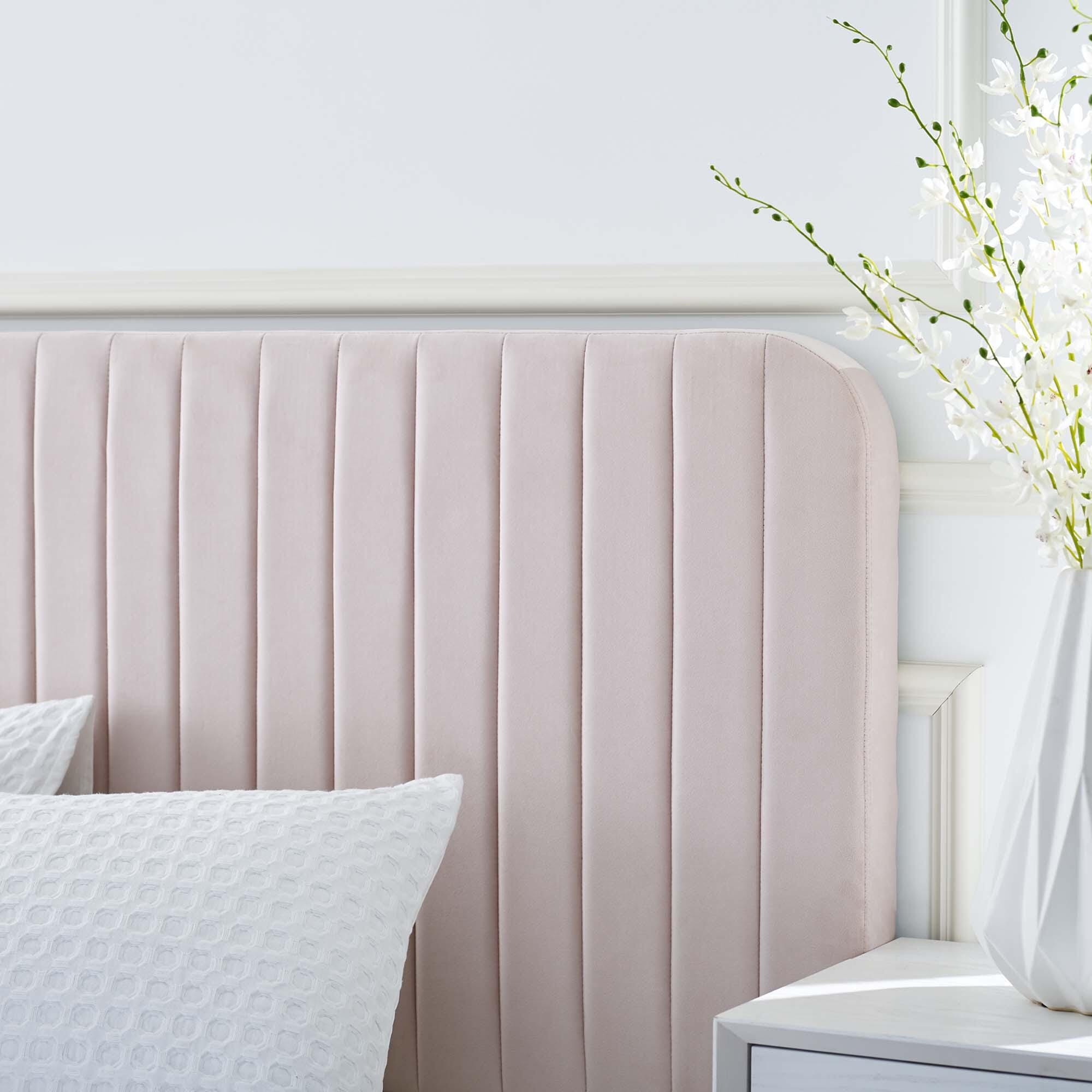 Modway Celine Twin Platform Bed, Pink, large