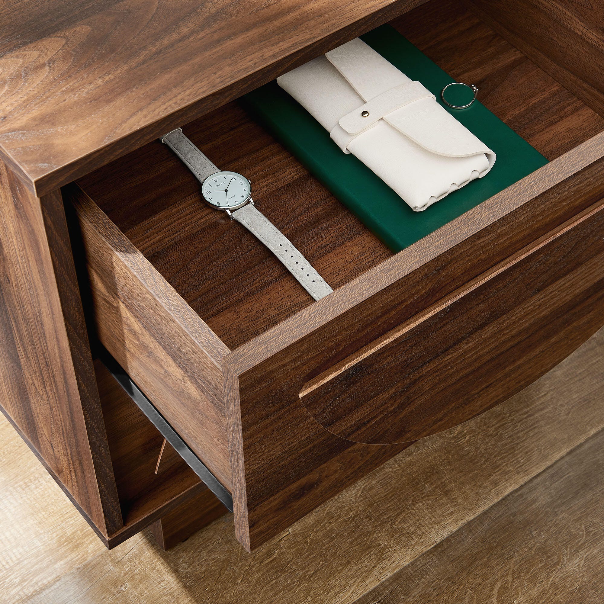 Modway Bulwark 20" 2 Drawer Nightstand, , large