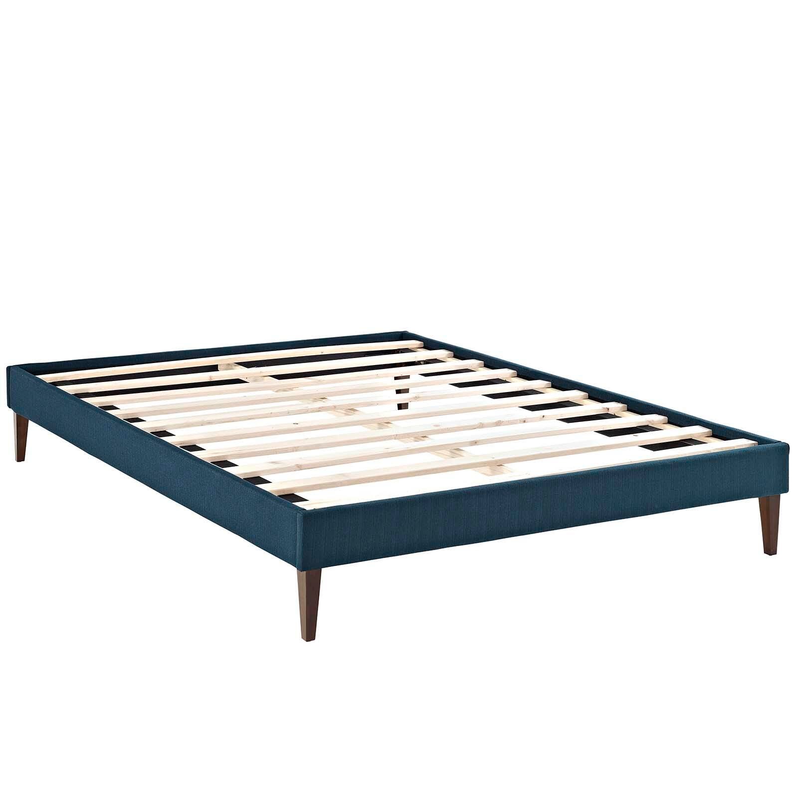 Modway Sharon Full Bed Frame With Squared Tapered Legs, Azure, large