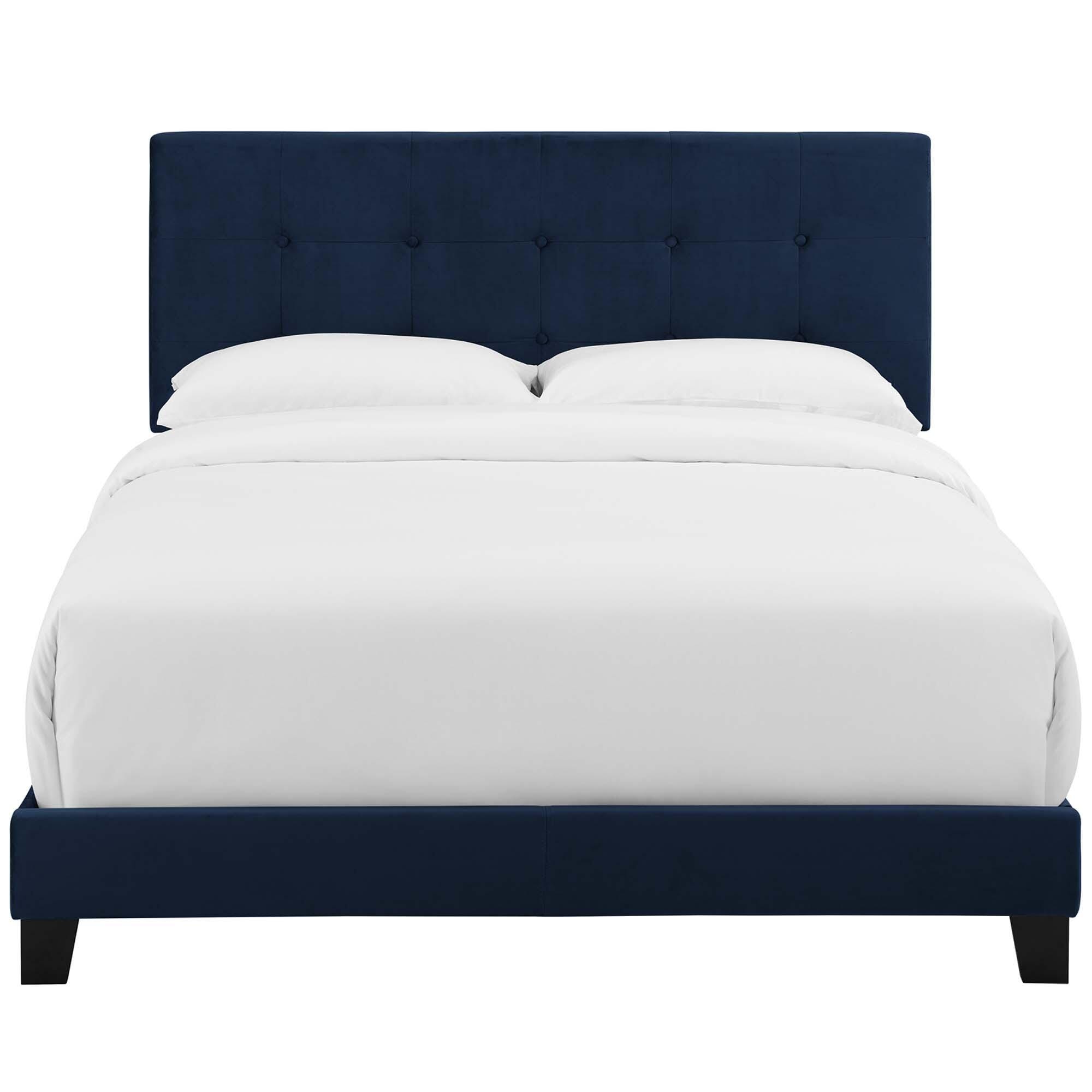 Modway Amira Full Bed, Midnight Blue, large