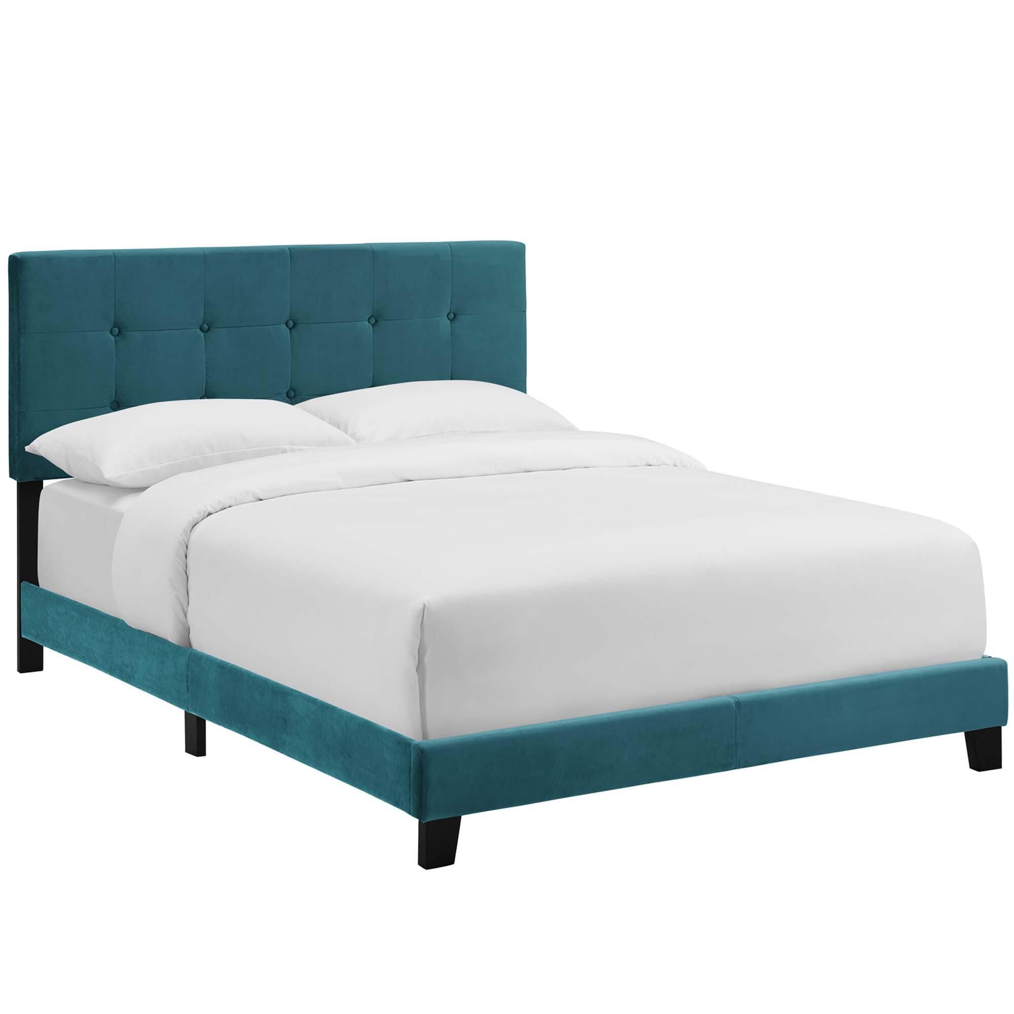 Modway Amira Bed, Sea Blue, large