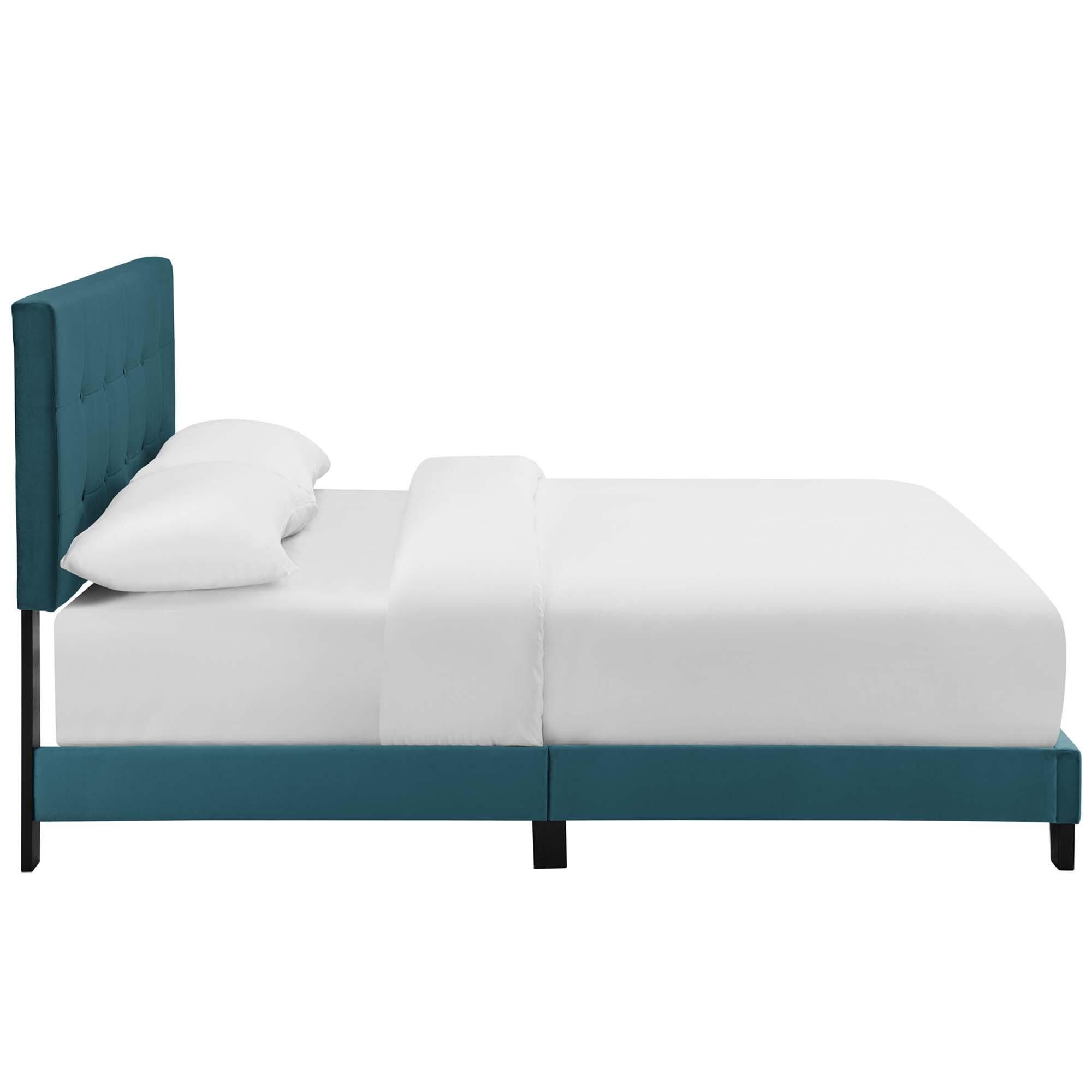 Modway Amira Bed, Sea Blue, large