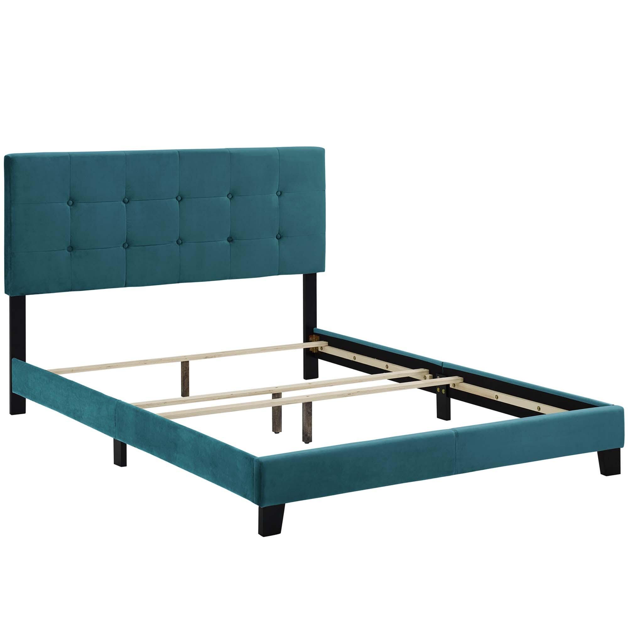 Modway Amira Bed, Sea Blue, large