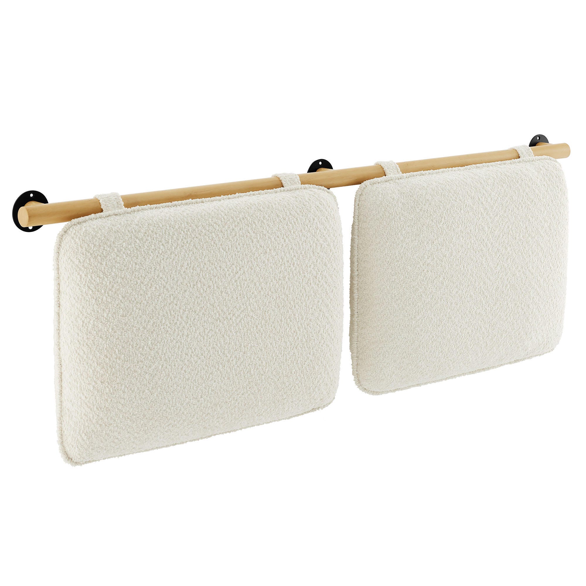 Modway Anela King Upholstered Headboard, Cream/Natural, large