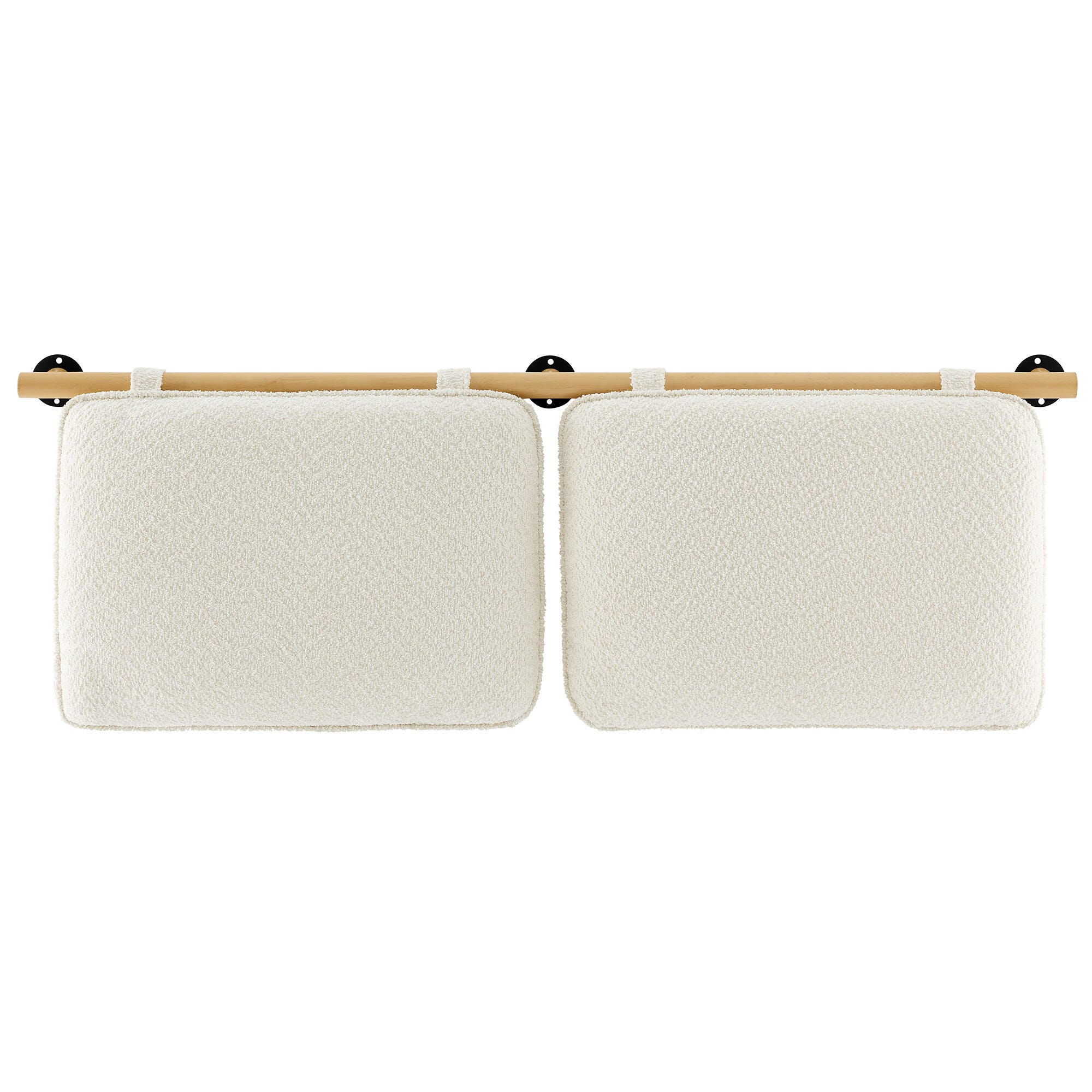 Modway Anela Queen Upholstered Headboard, Cream/Natural, large