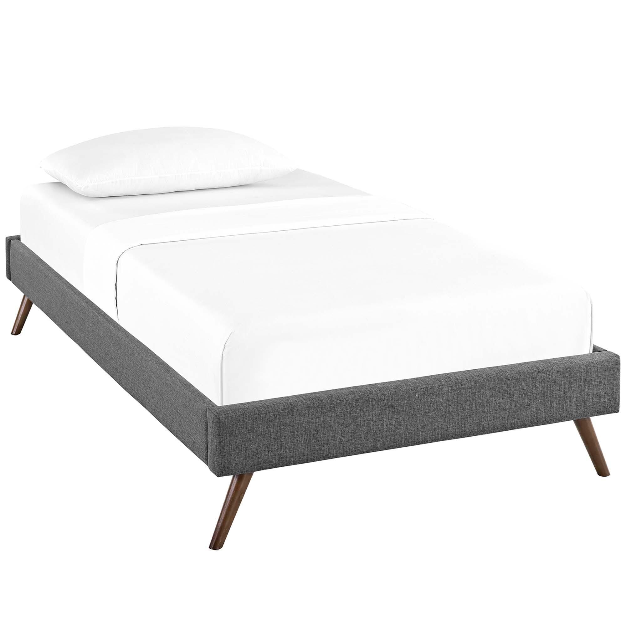 Modway Loryn Twin Bed with Round Splayed Legs