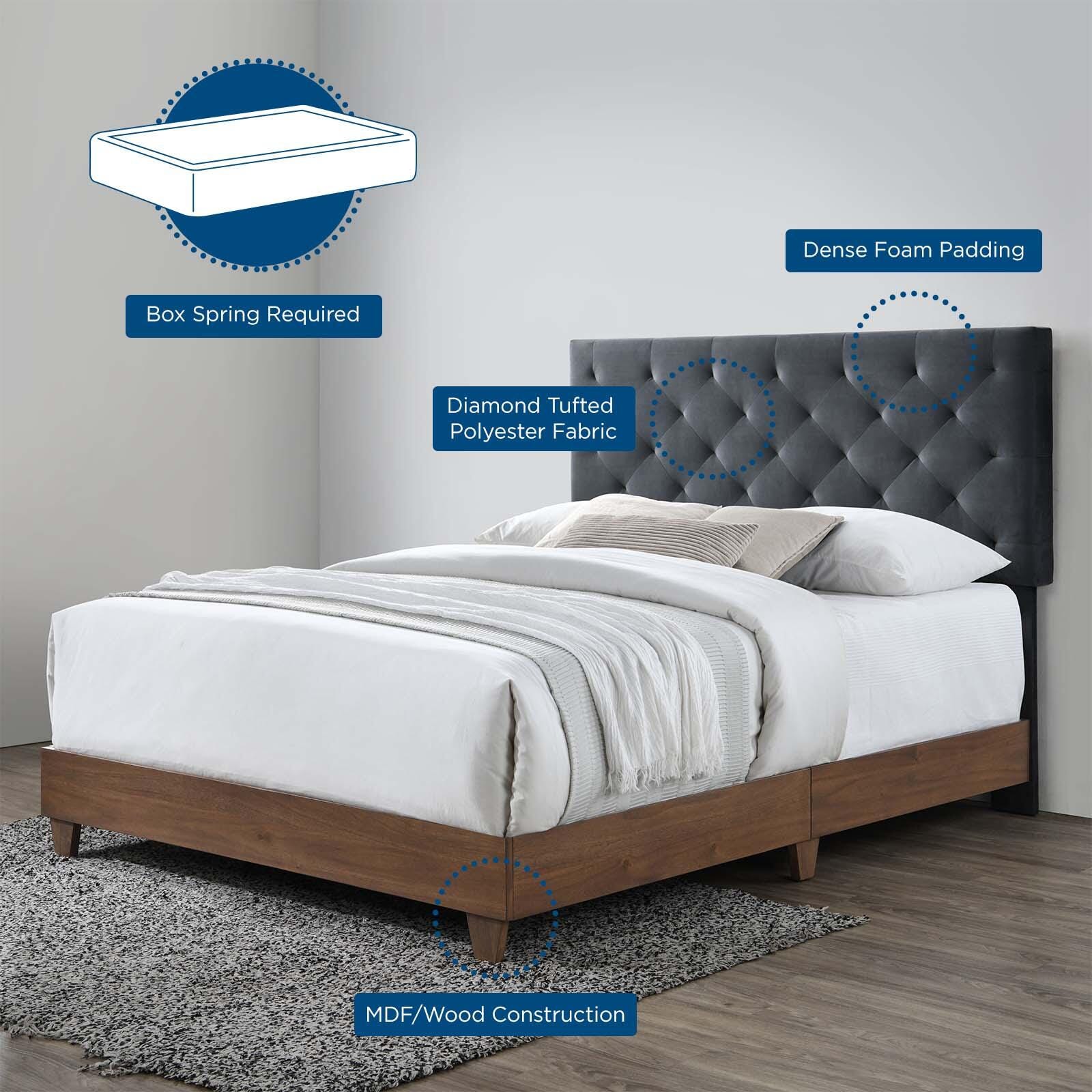 Modway Rhiannon Queen Upholstered Bed, , large