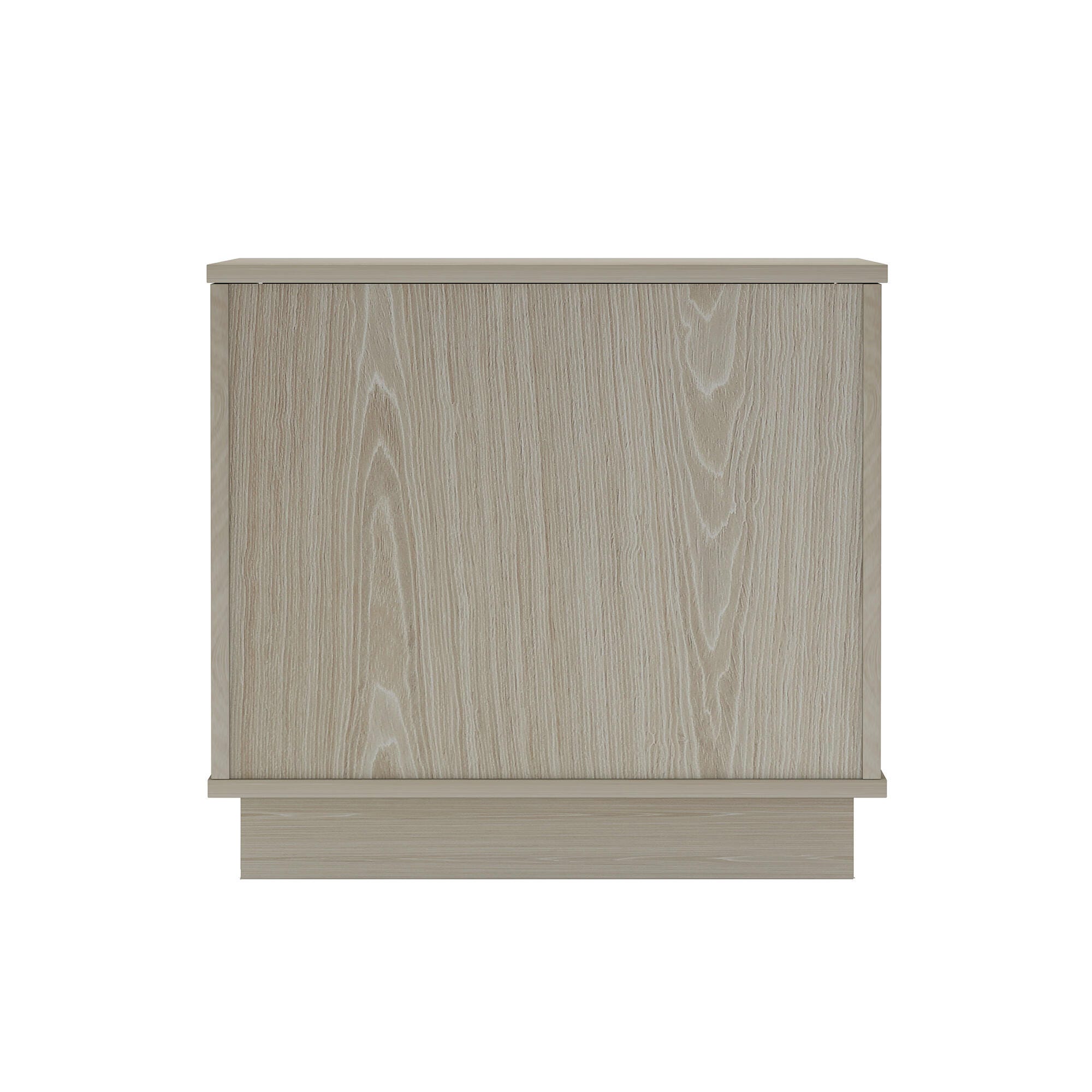 Manhattan Comfort Horizon 22" 2 Drawer Nightstand, White Washed Oak, large