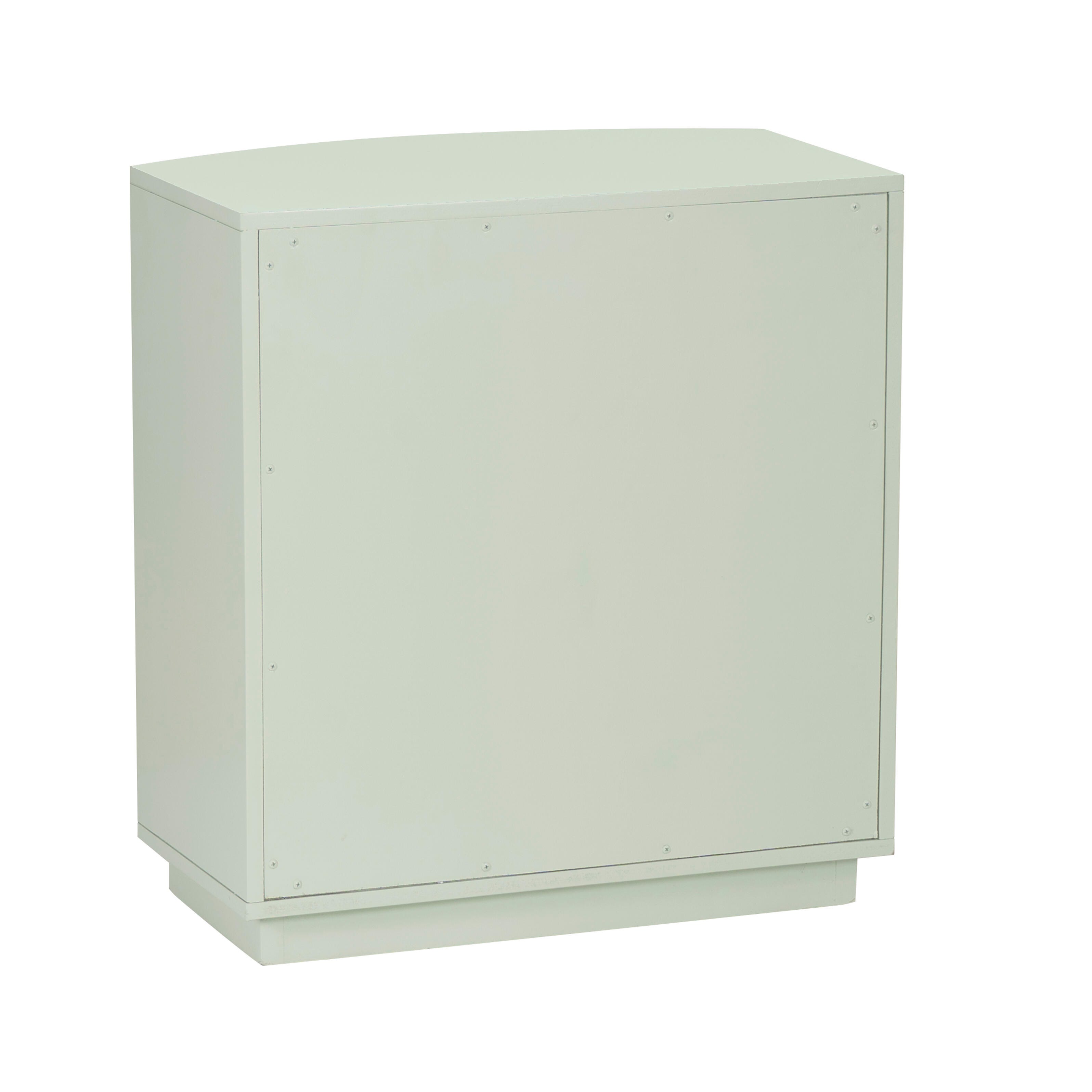 Linon Kara 24" 3 Drawer Nightstand, Sage Green, large