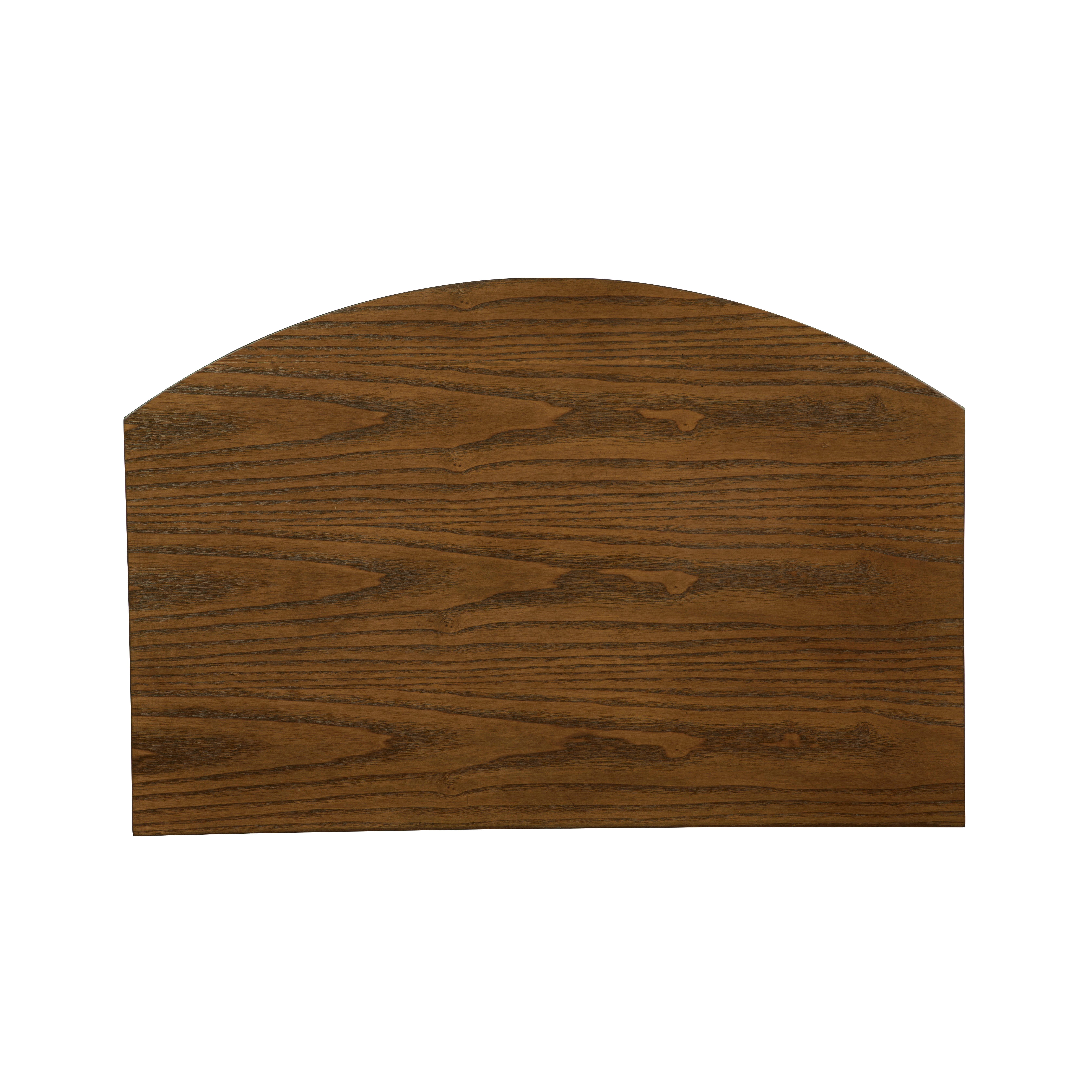 Linon Kara 24" 3 Drawer Nightstand, Walnut, large