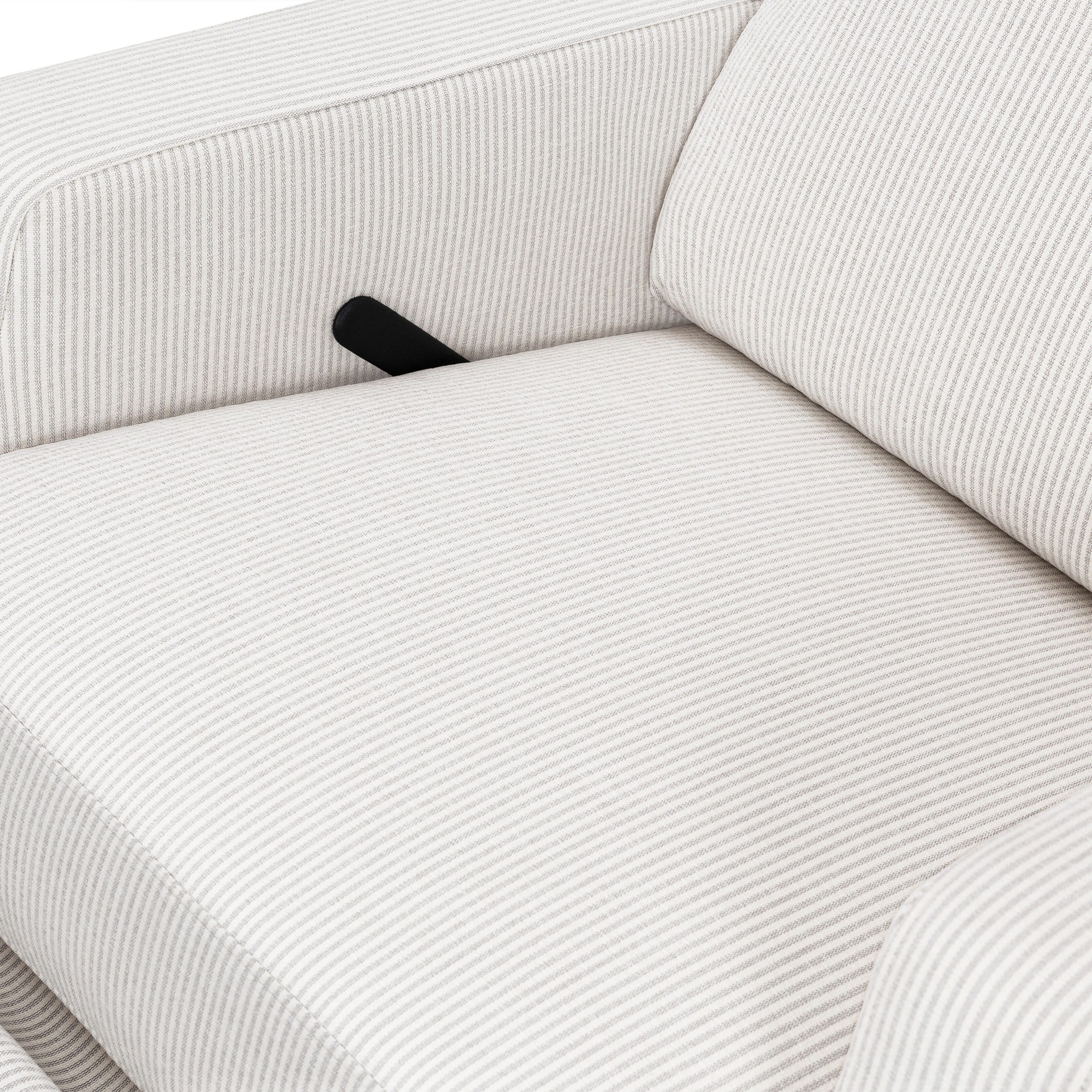 Namesake Manual Recliner, Fog Chatham, large