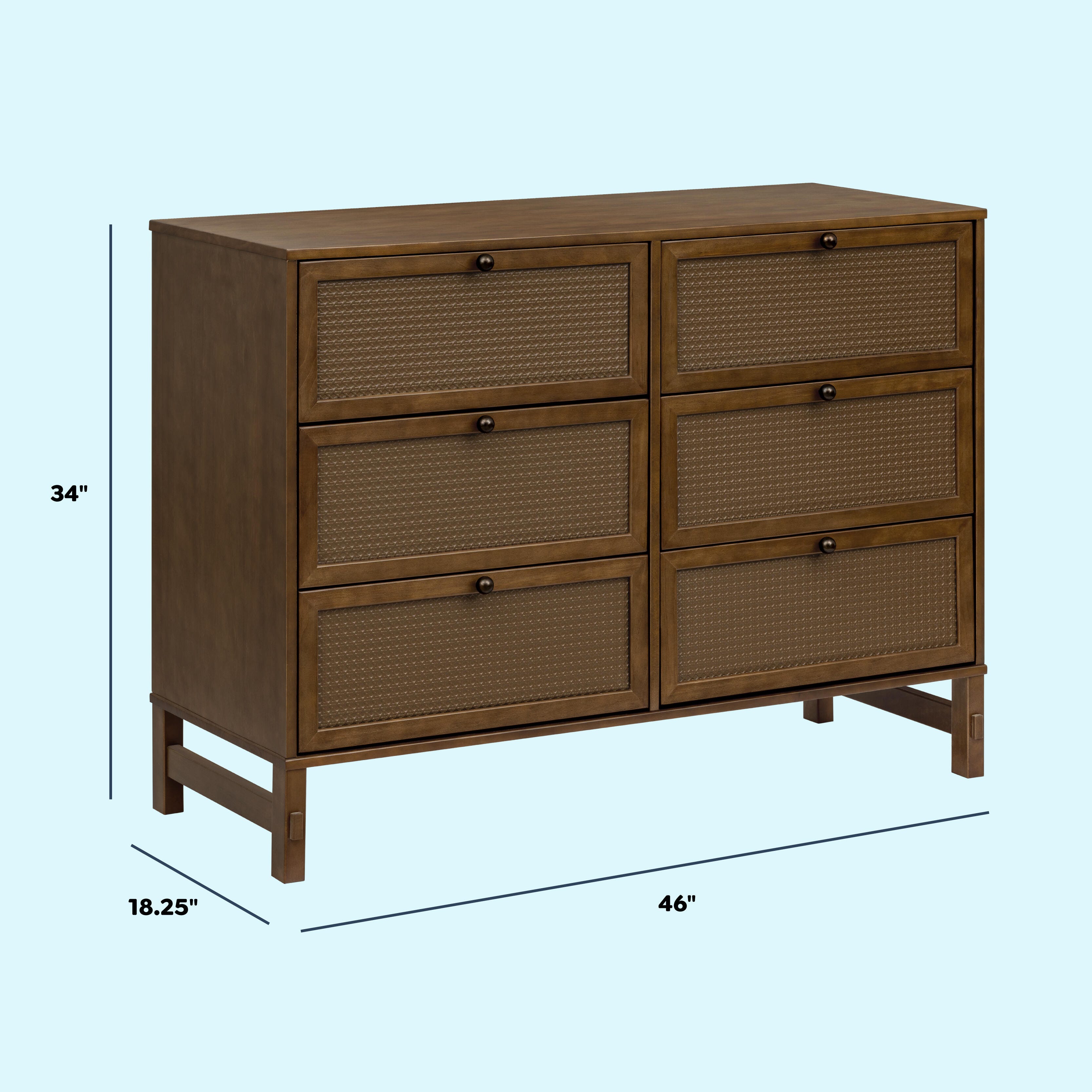 daVinci 18" 6 Drawer Dresser, , large