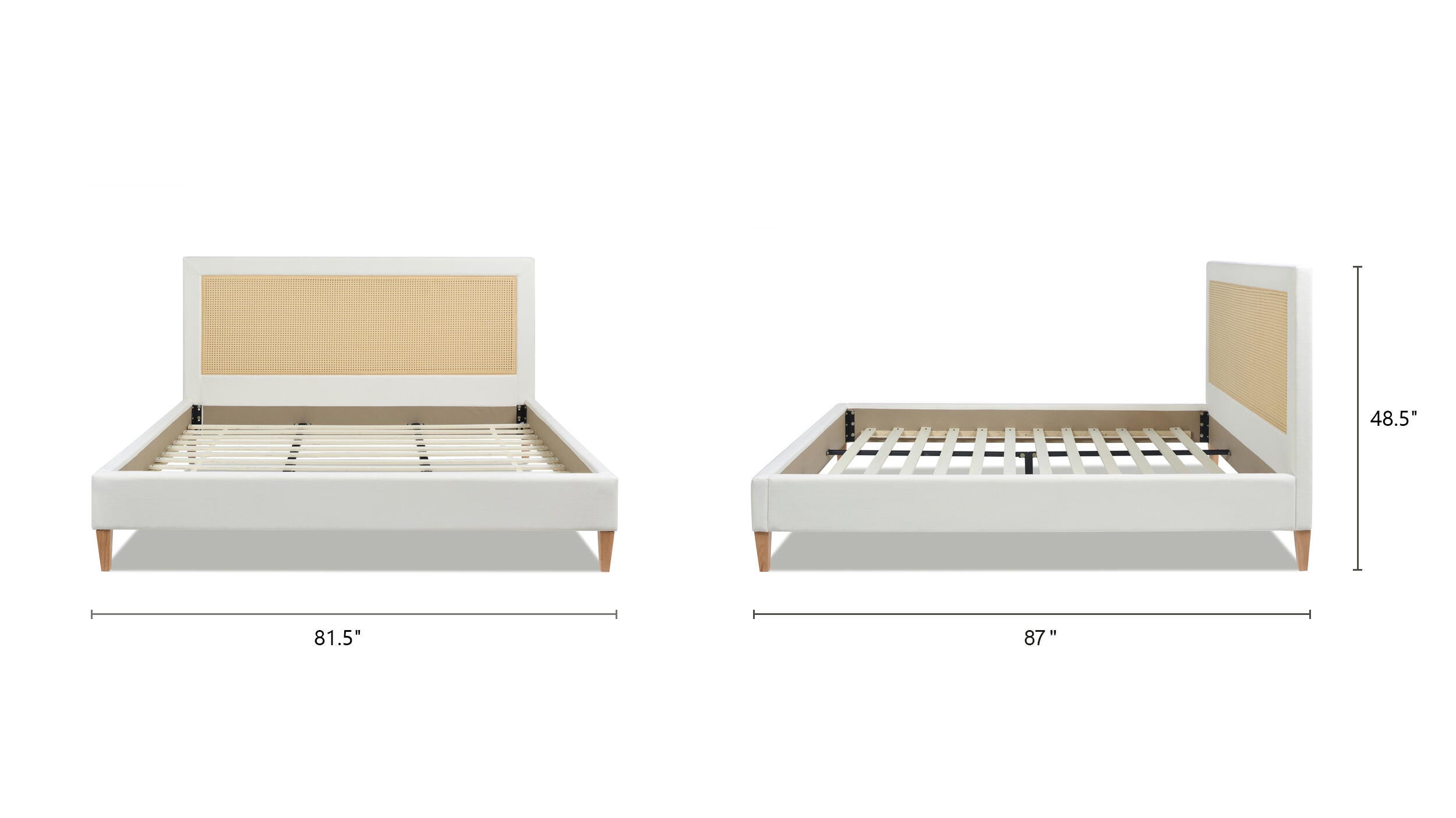 Jennifer Taylor Home Haley King Upholstered Bed, , large