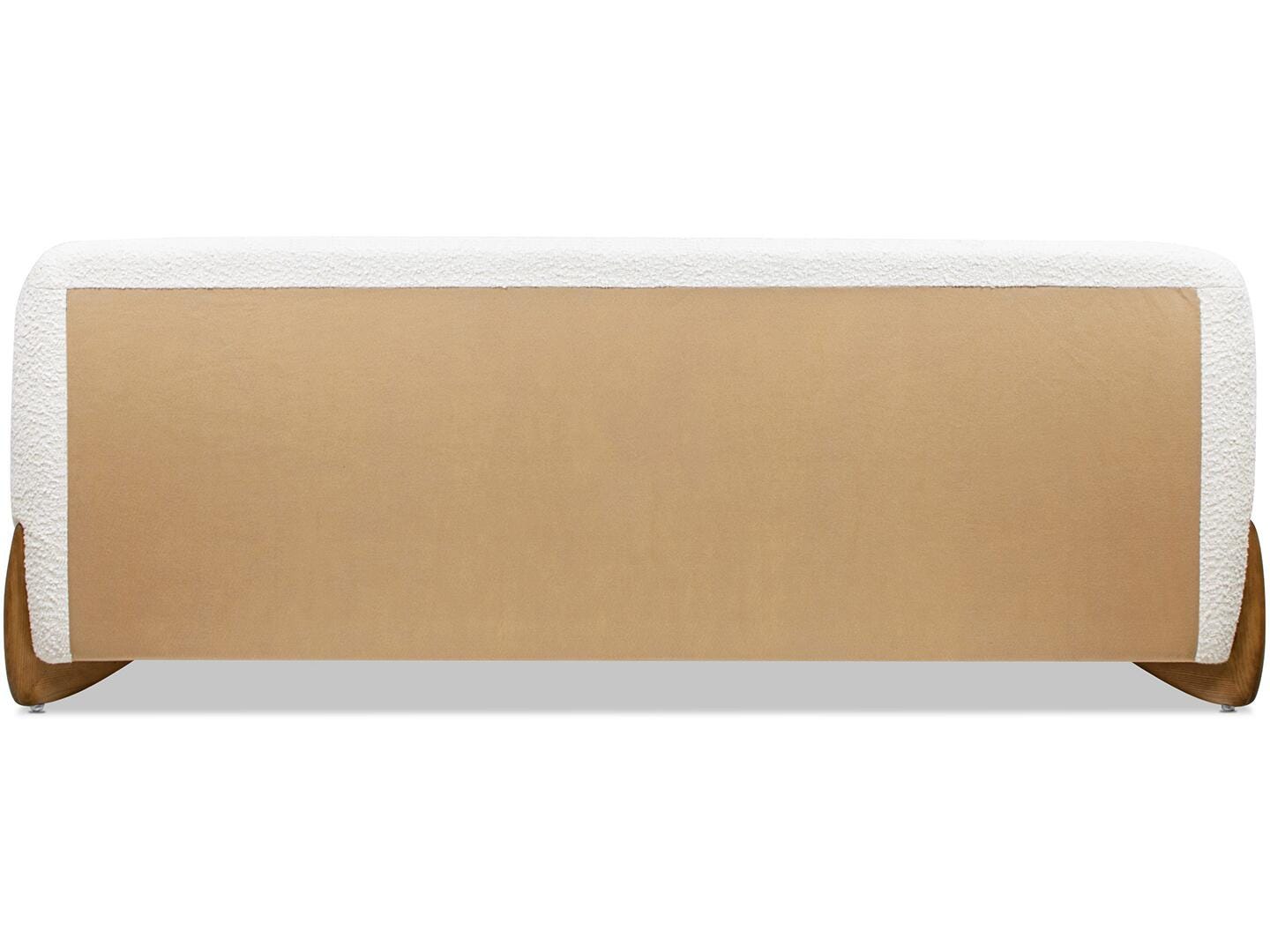 Jennifer Taylor Home Alpine King Upholstered Bed, White, large