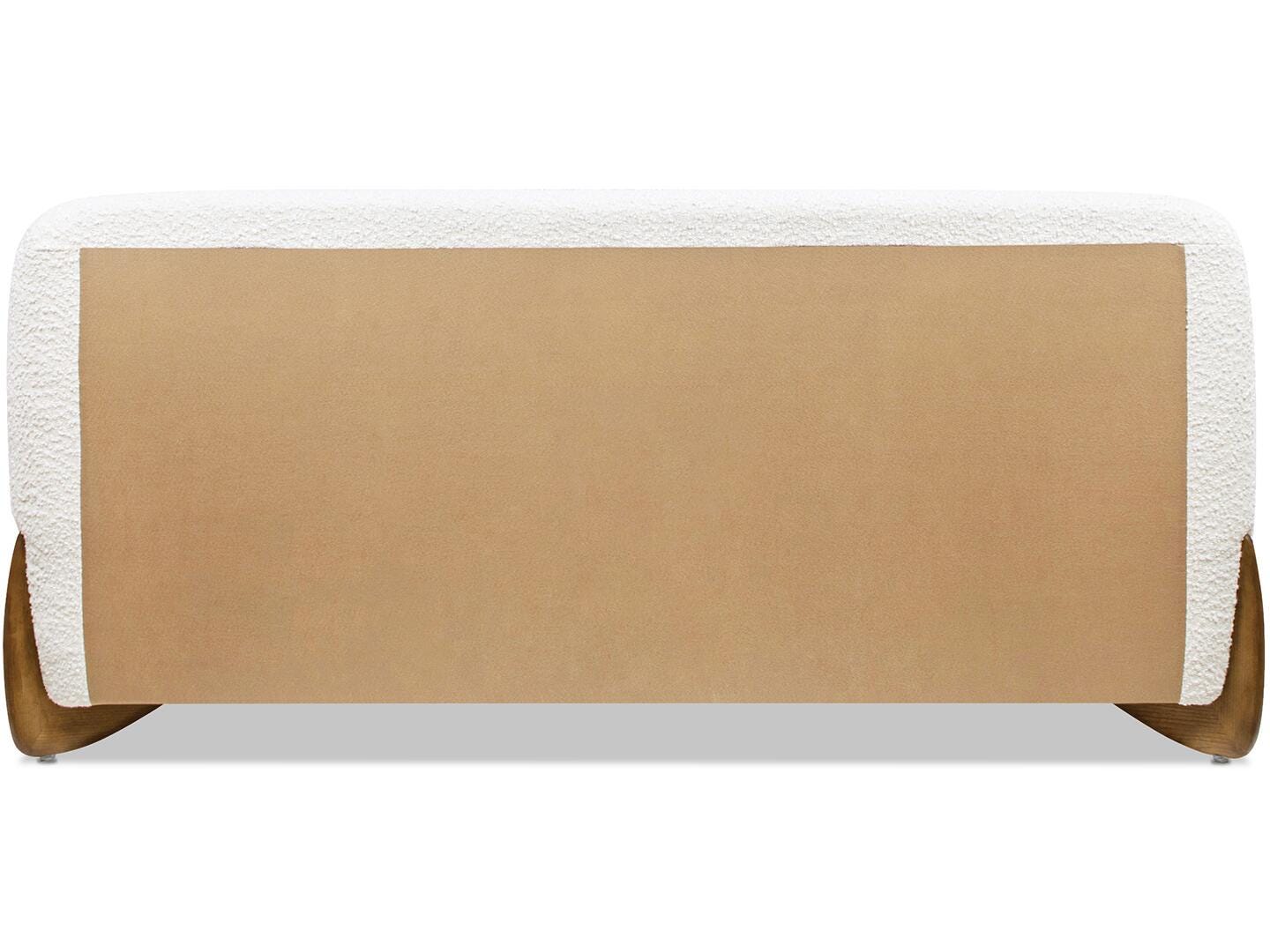 Jennifer Taylor Home Alpine Queen Upholstered Bed, White, large